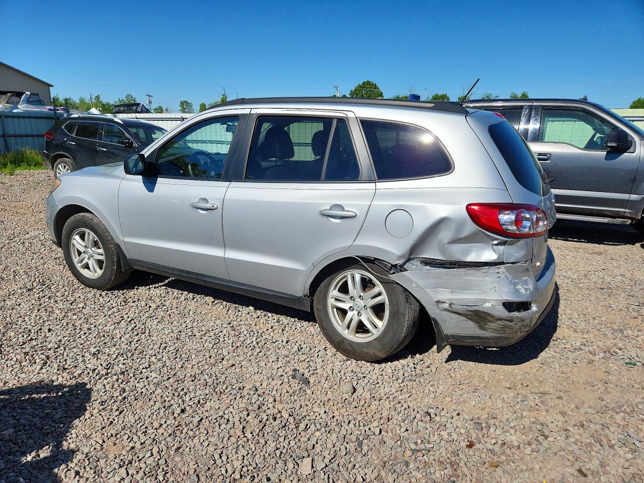 2010 Hyundai Santa Fe Gls Silver vin: 5NMSG3AB6AH414438