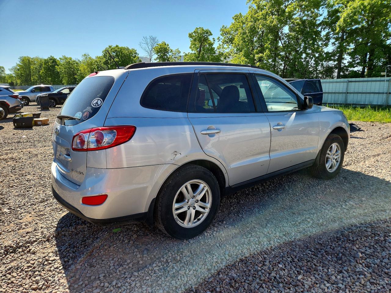 2010 Hyundai Santa Fe Gls Silver vin: 5NMSG3AB6AH414438
