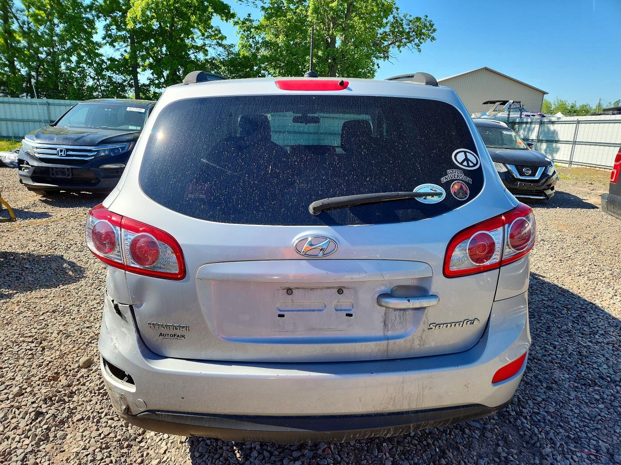 2010 Hyundai Santa Fe Gls Silver vin: 5NMSG3AB6AH414438