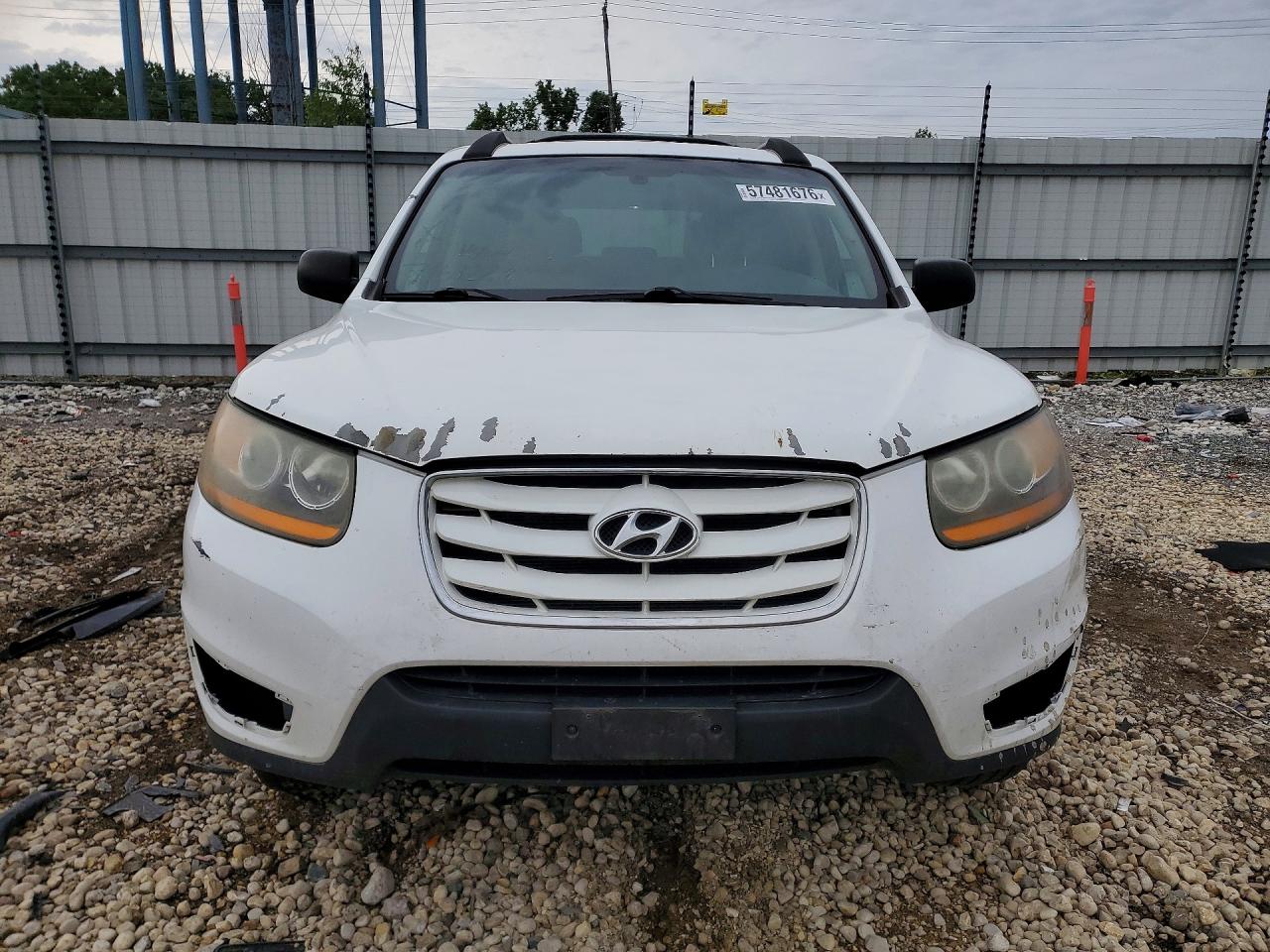 2010 Hyundai Santa Fe Gls White vin: 5NMSG3AB6AH414732