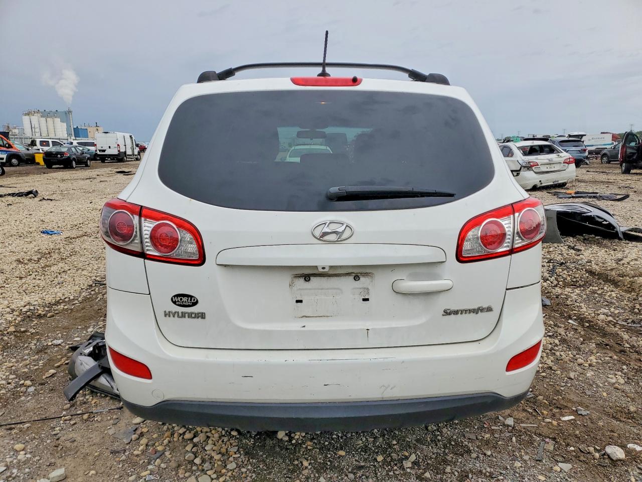 2010 Hyundai Santa Fe Gls White vin: 5NMSG3AB6AH414732
