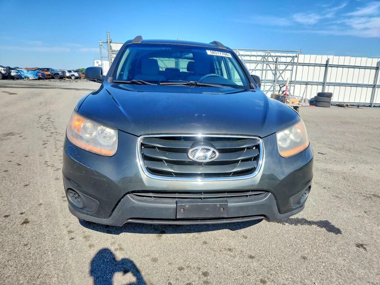 2010 Hyundai Santa Fe Gls Серый vin: 5NMSG3AB7AH353262