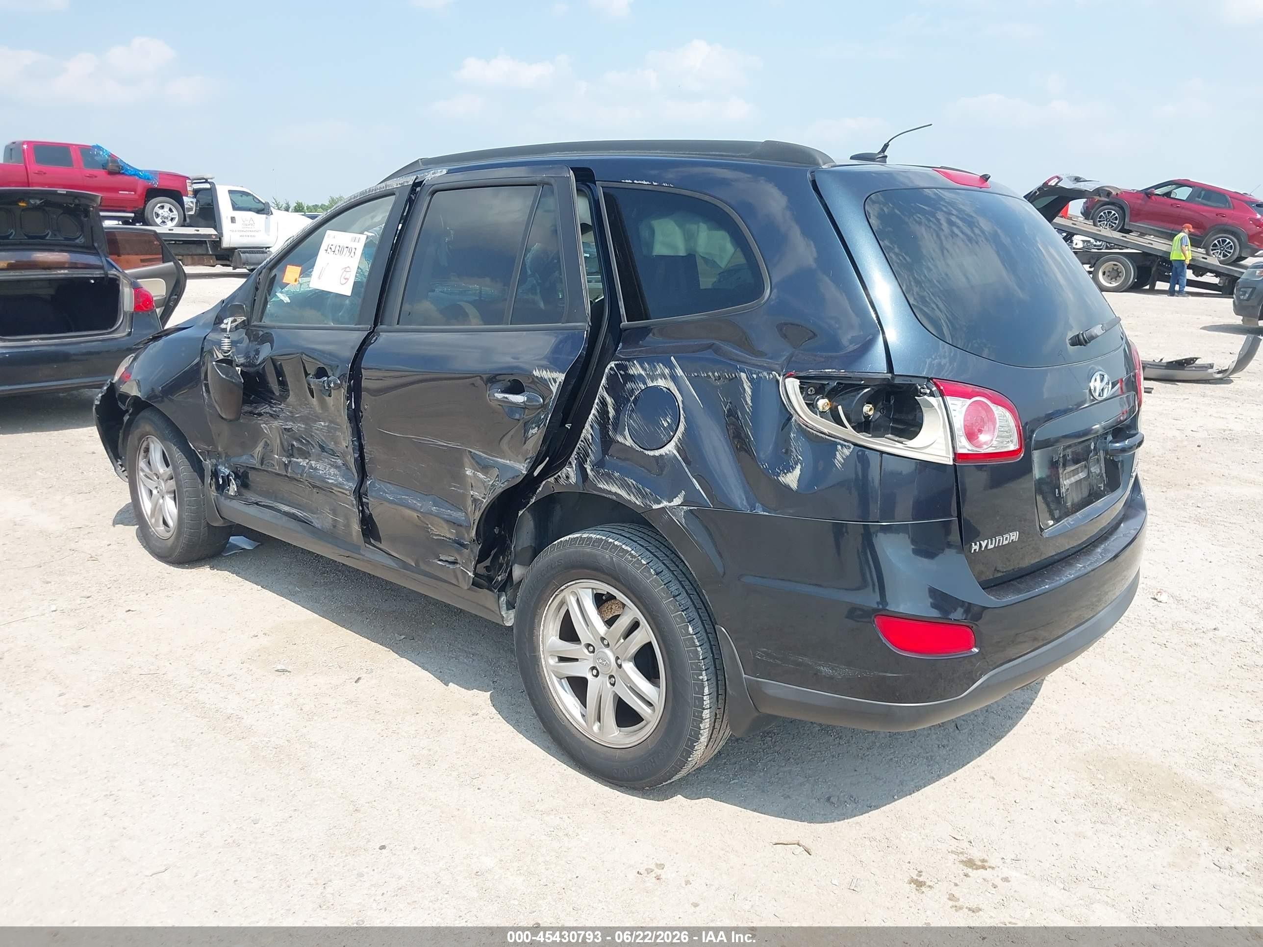 2010 Hyundai Santa Fe Gls Blue vin: 5NMSG3AB7AH387959