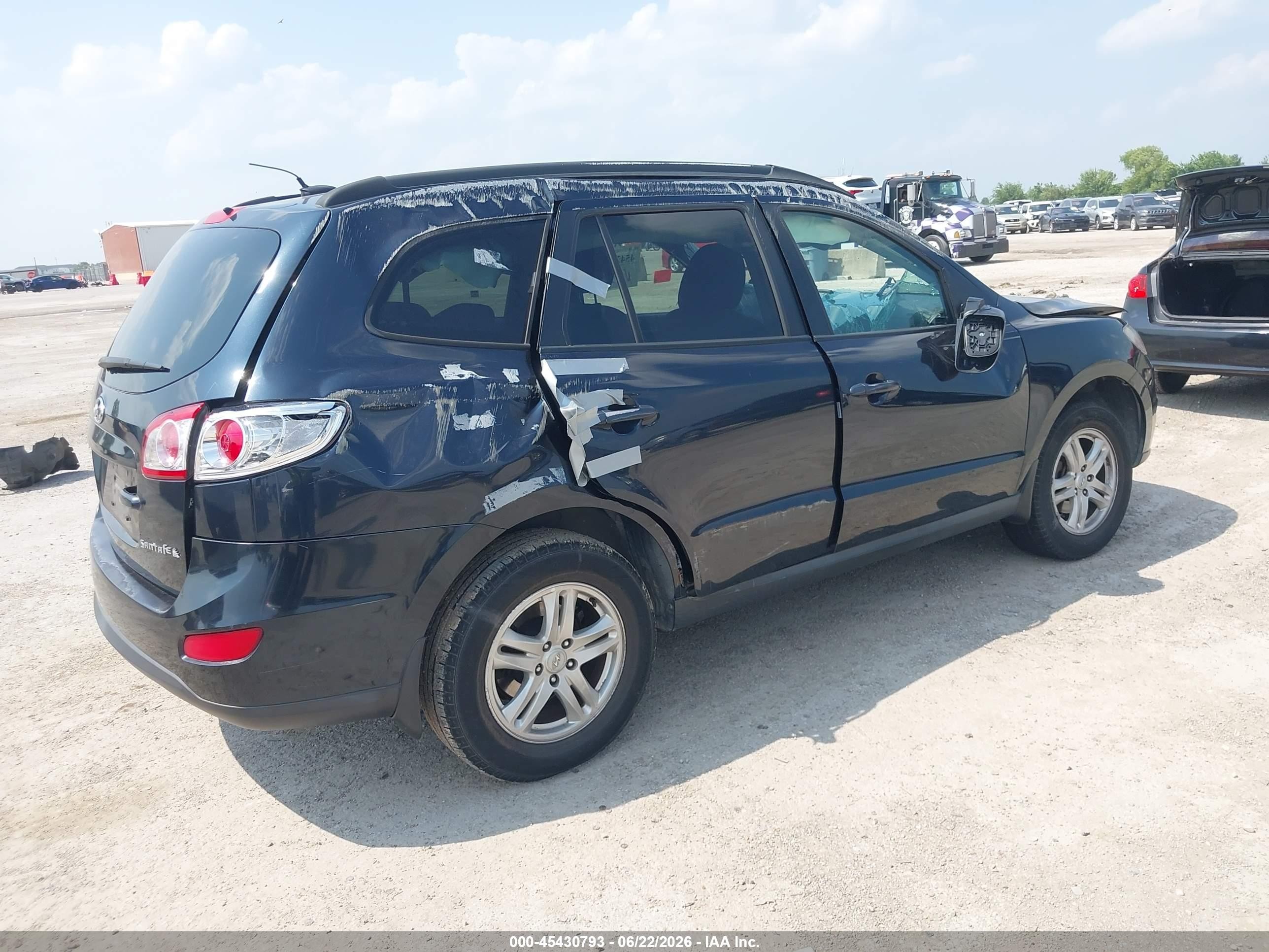 2010 Hyundai Santa Fe Gls Blue vin: 5NMSG3AB7AH387959