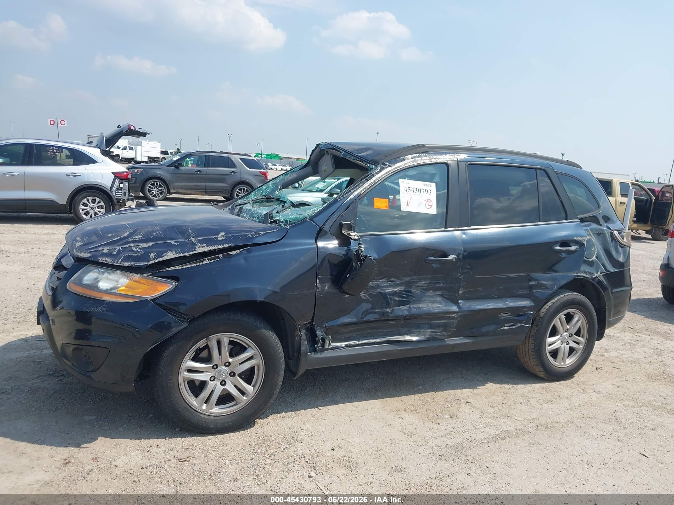 2010 Hyundai Santa Fe Gls Blue vin: 5NMSG3AB7AH387959