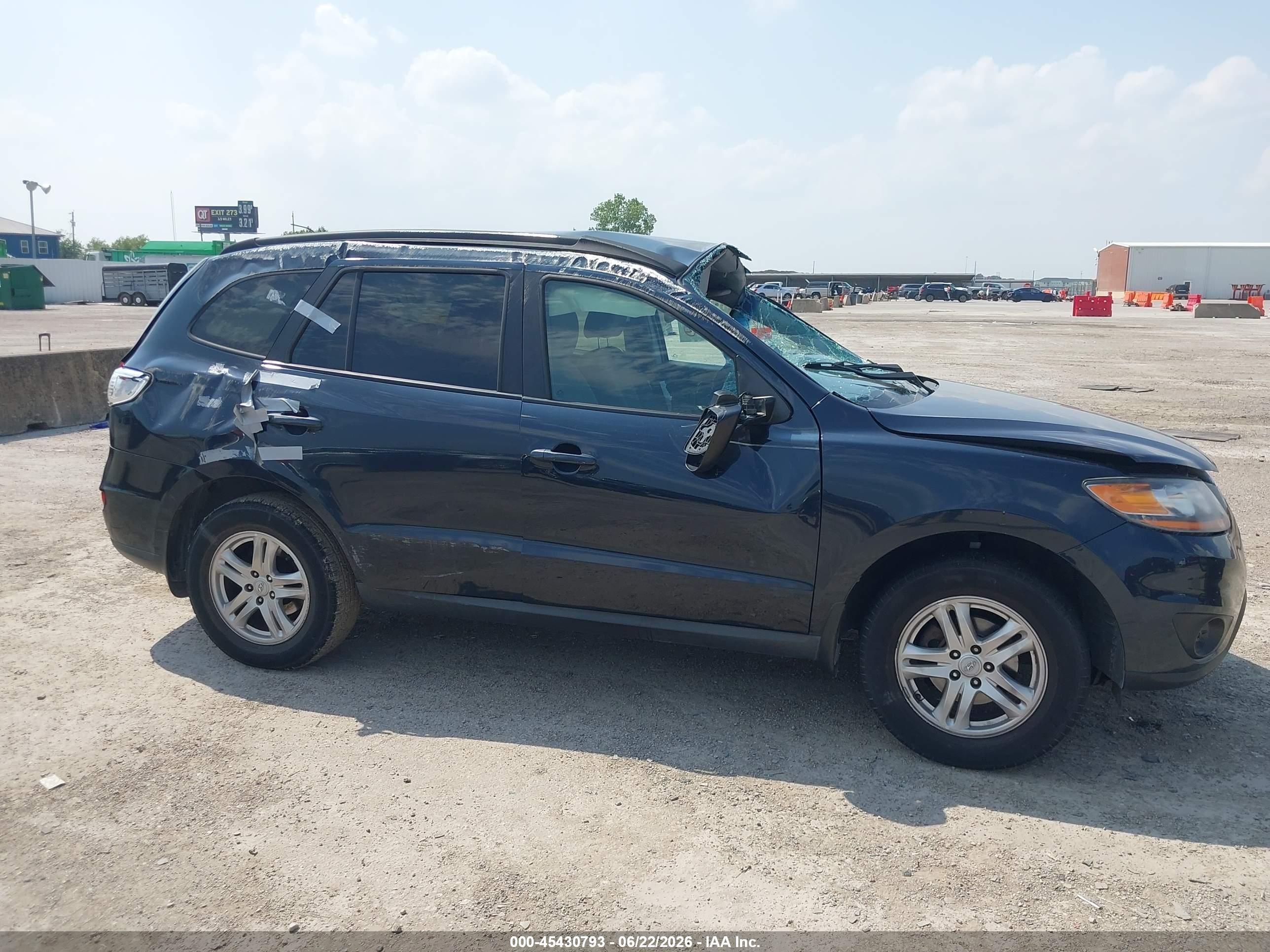 2010 Hyundai Santa Fe Gls Blue vin: 5NMSG3AB7AH387959