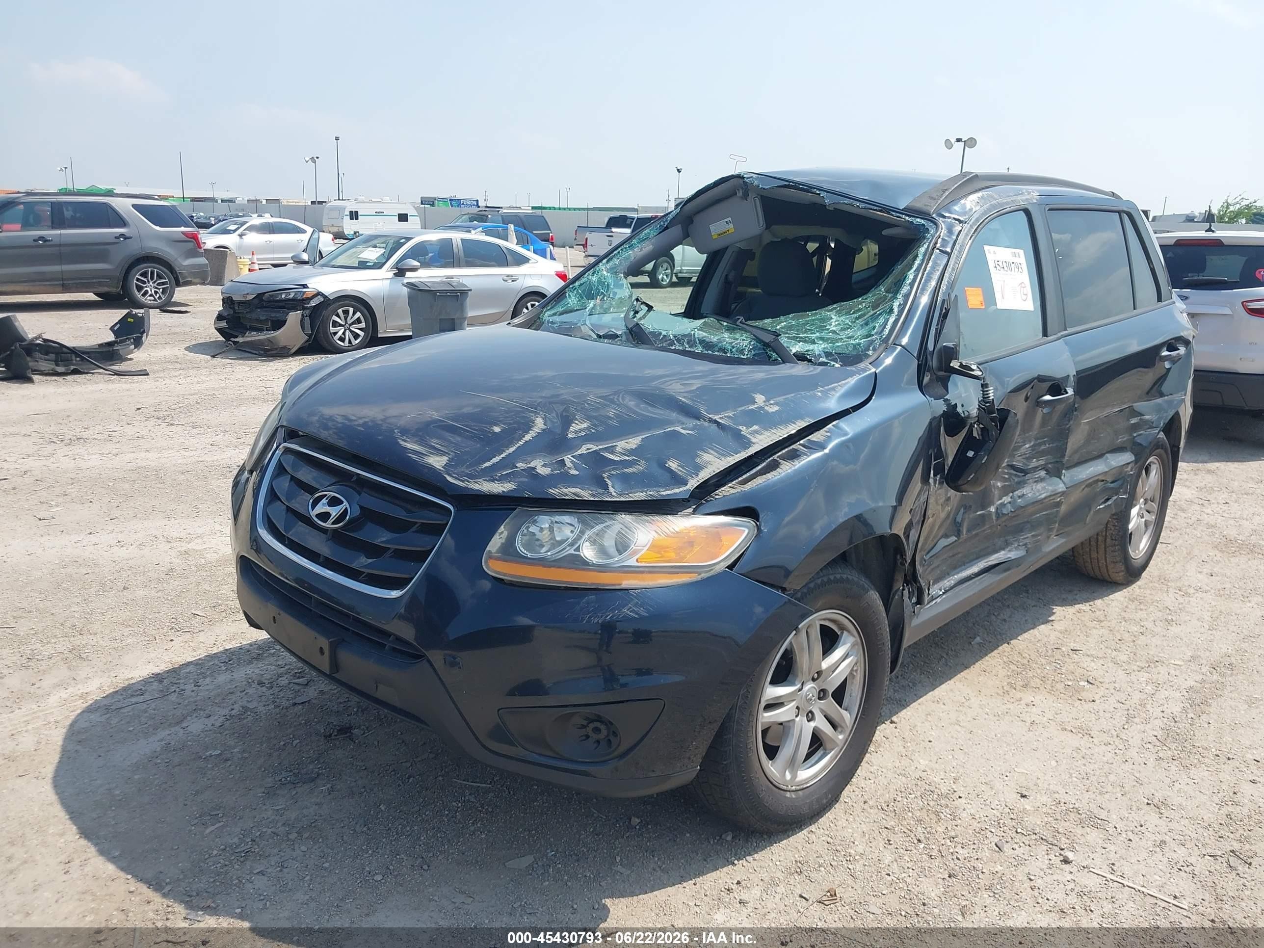 2010 Hyundai Santa Fe Gls Blue vin: 5NMSG3AB7AH387959