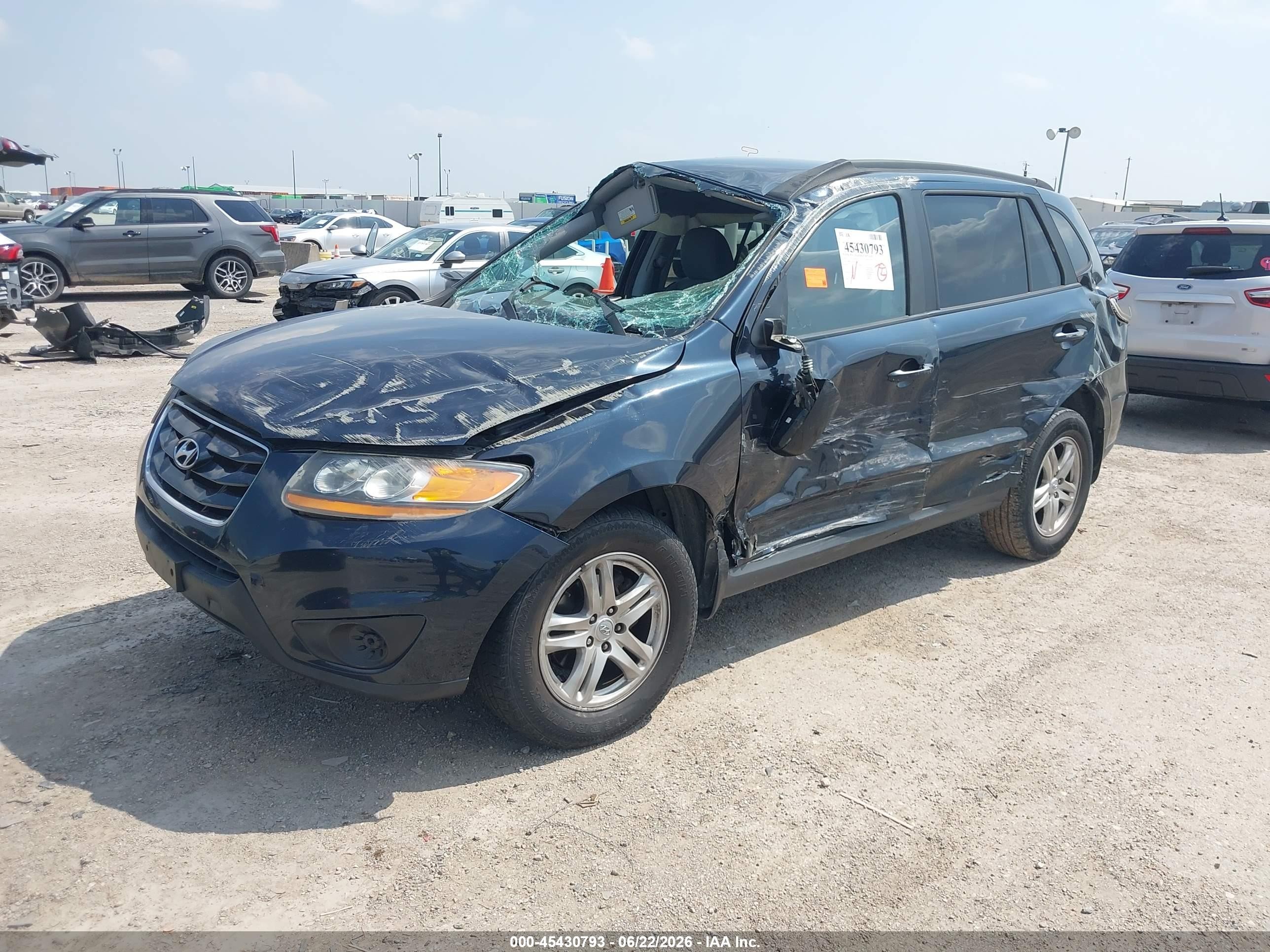 2010 Hyundai Santa Fe Gls Blue vin: 5NMSG3AB7AH387959
