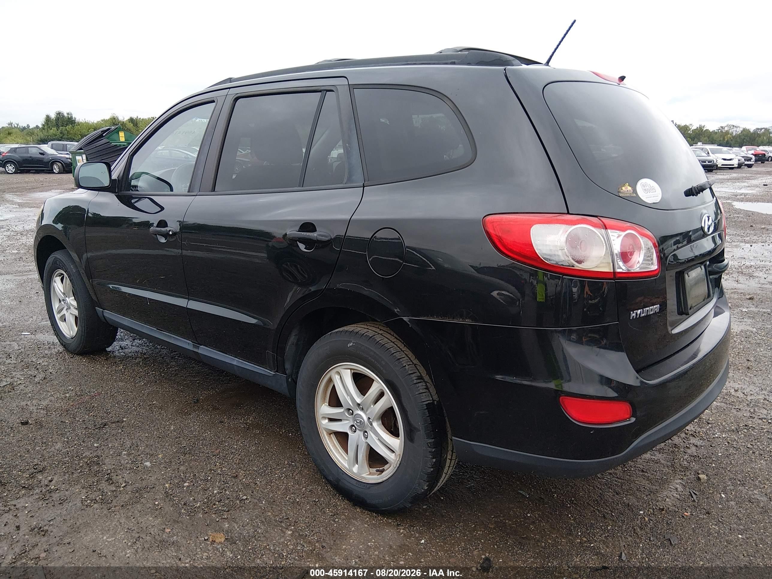 2010 Hyundai Santa Fe Gls Black vin: 5NMSG3AB7AH397665