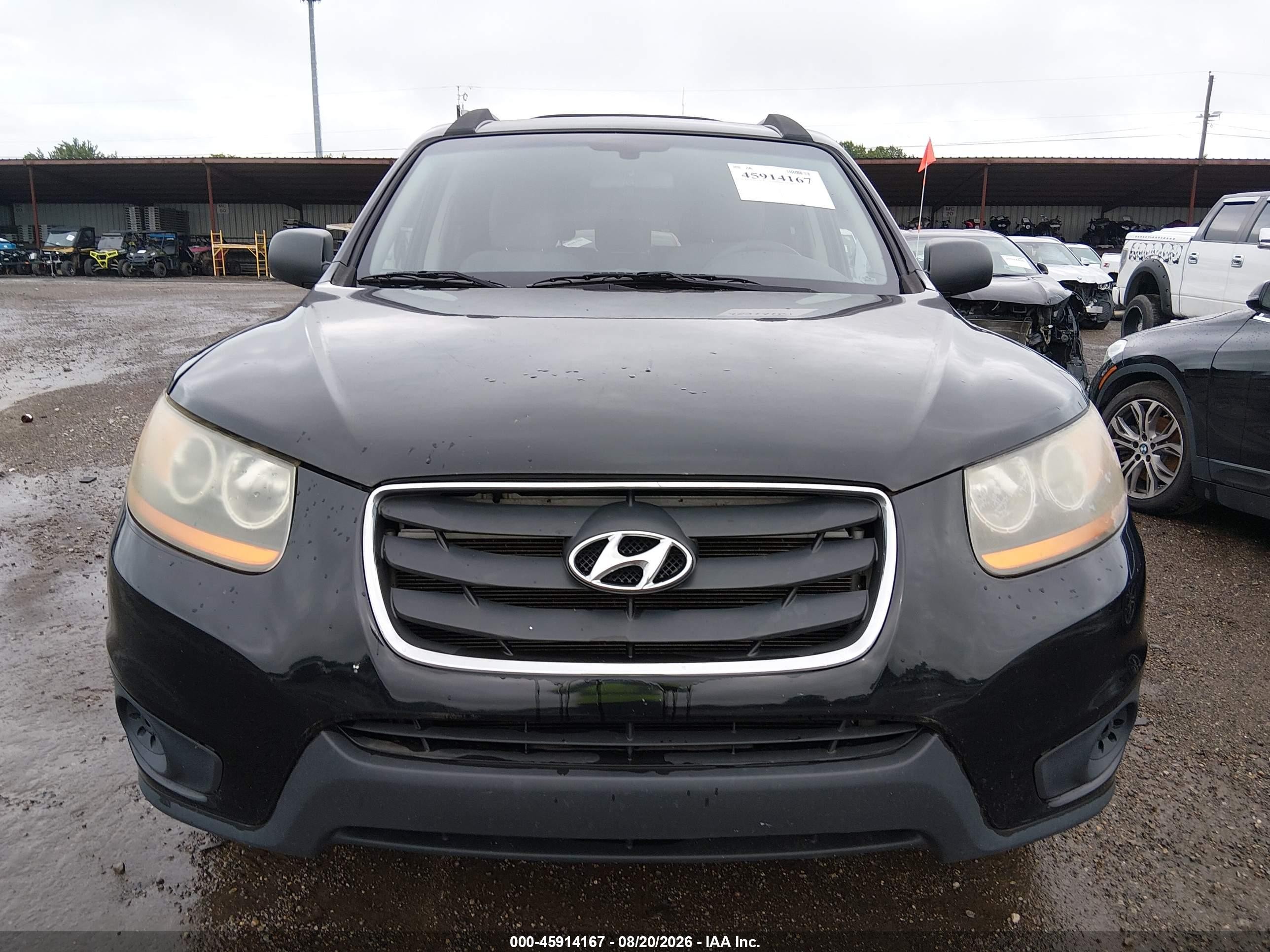 2010 Hyundai Santa Fe Gls Black vin: 5NMSG3AB7AH397665