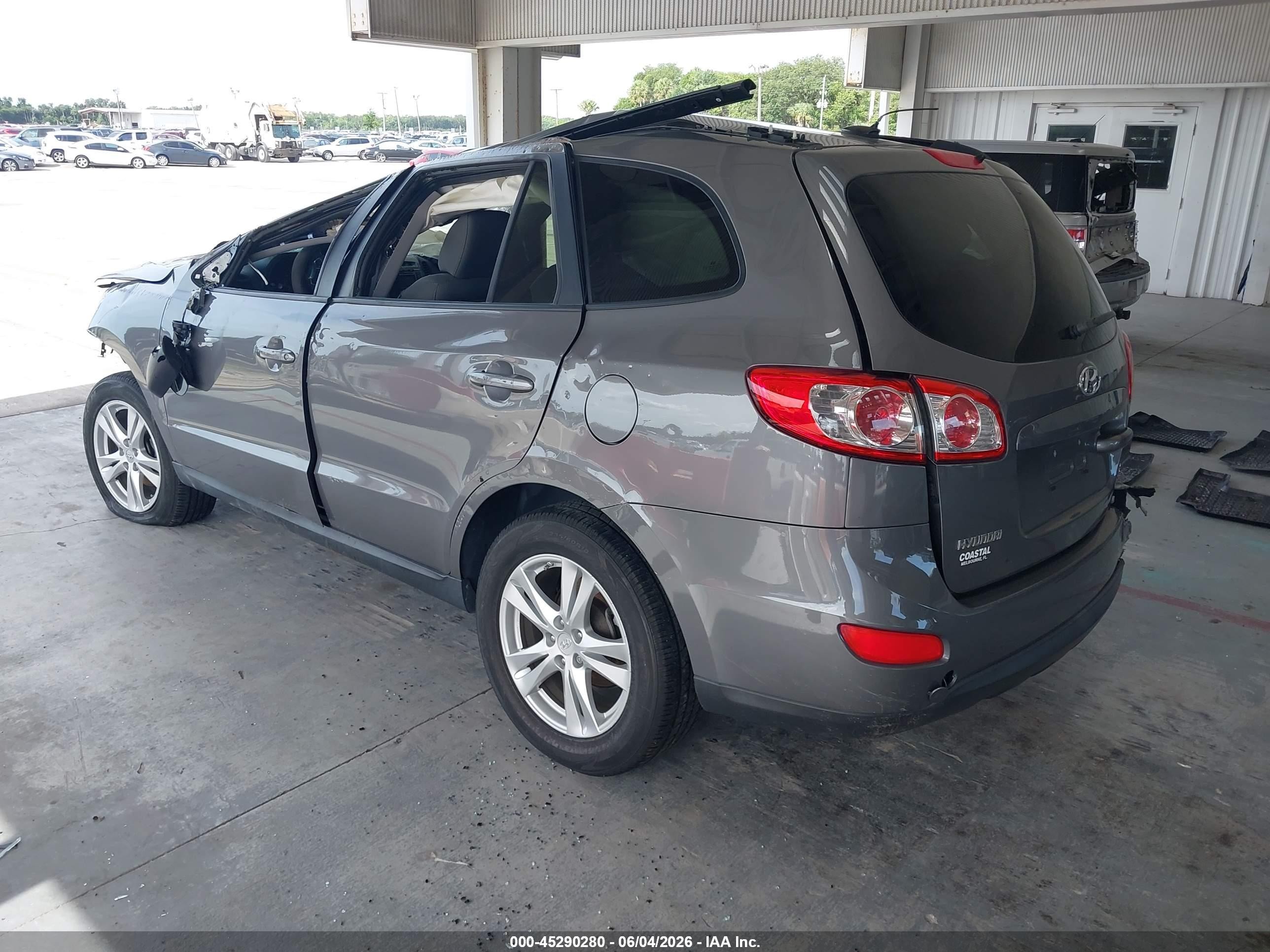 2010 Hyundai Santa Fe Gls Gray vin: 5NMSG3AB7AH400726