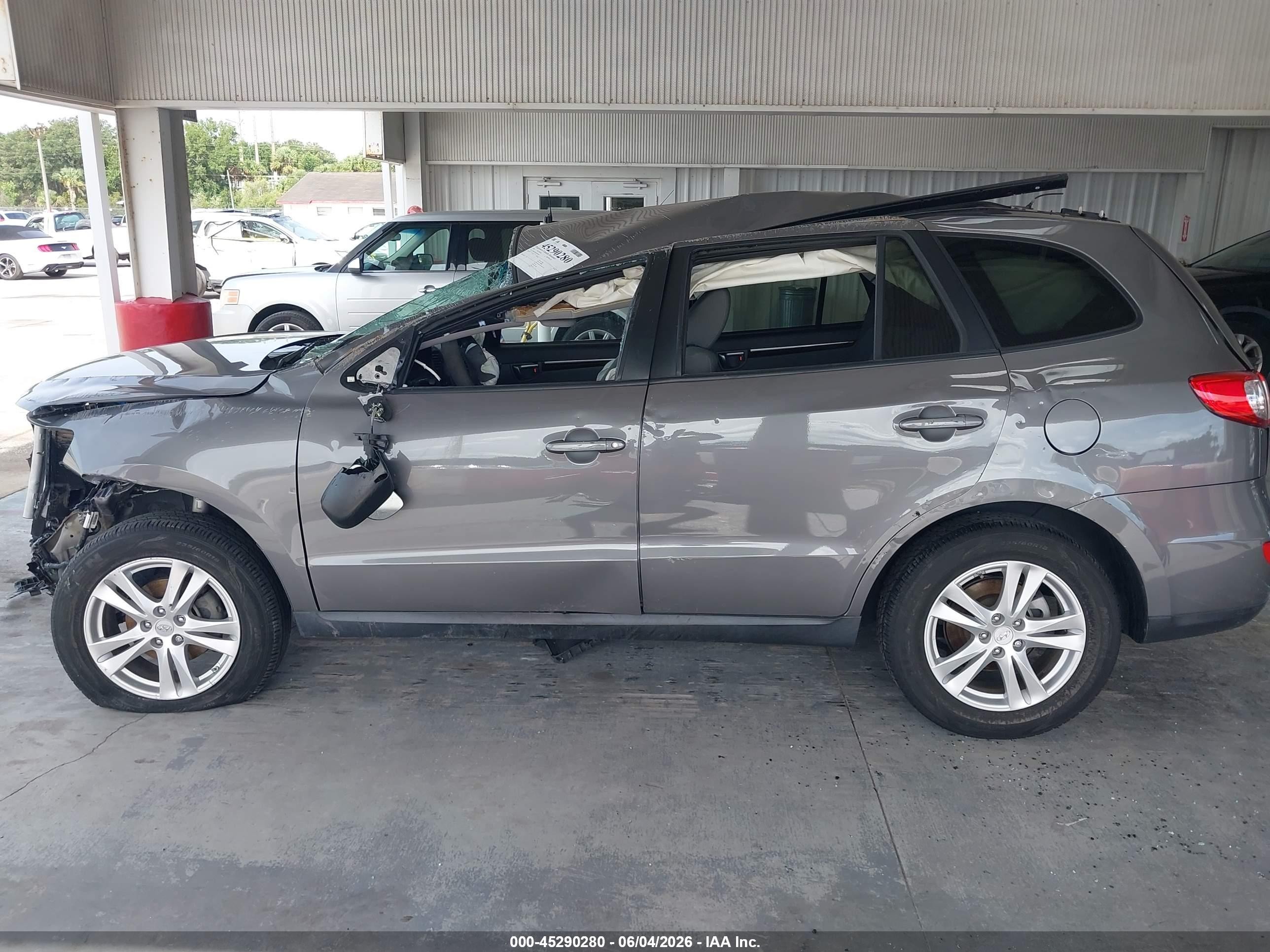 2010 Hyundai Santa Fe Gls Gray vin: 5NMSG3AB7AH400726