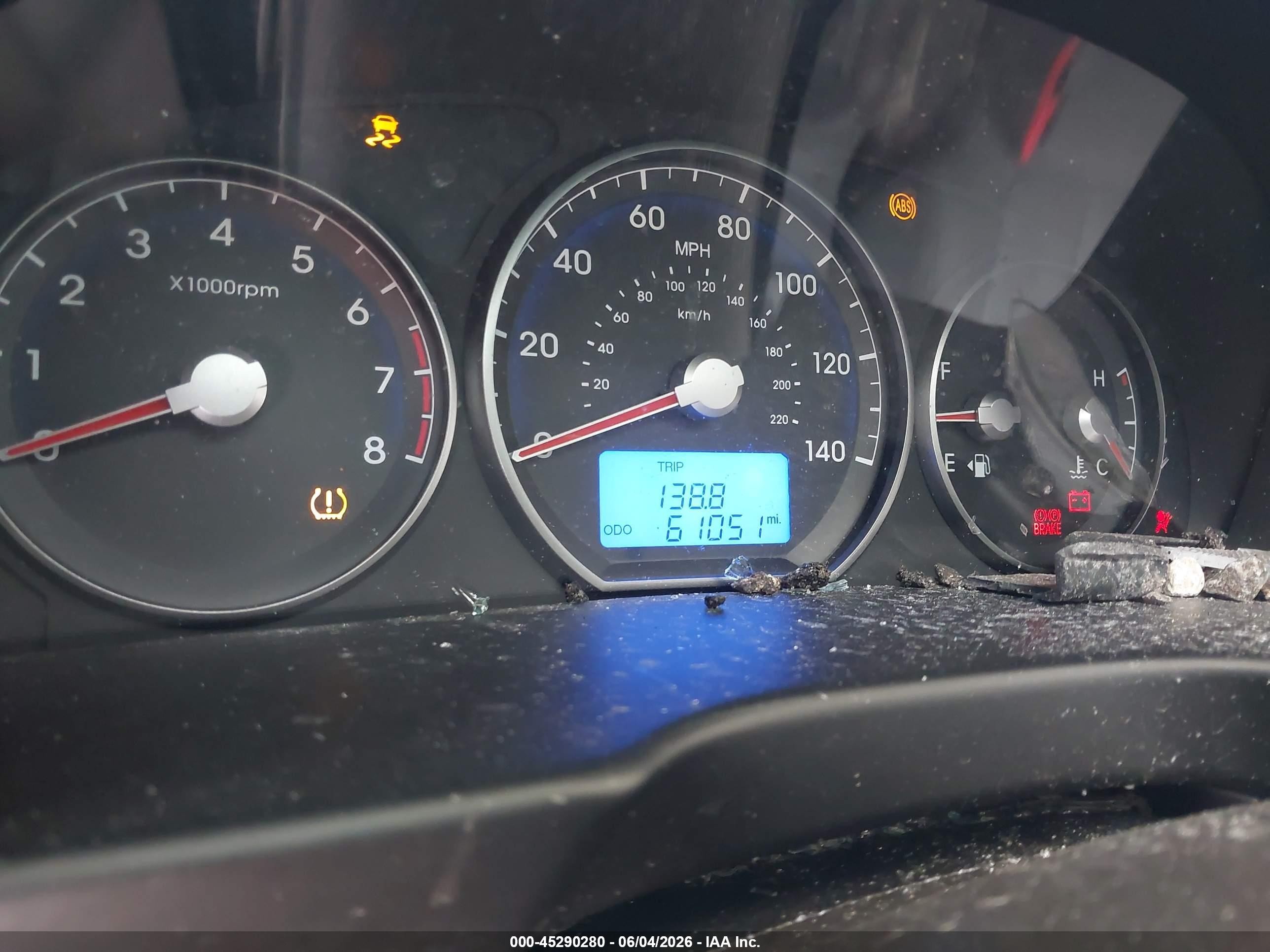 2010 Hyundai Santa Fe Gls Gray vin: 5NMSG3AB7AH400726