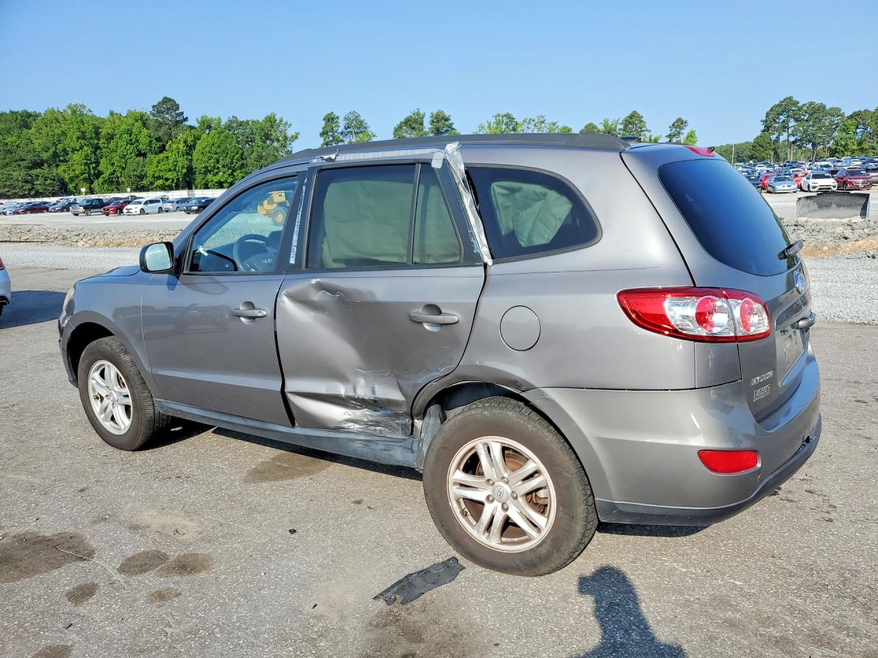 2010 Hyundai Santa Fe Gls Gray vin: 5NMSG3AB7AH401116