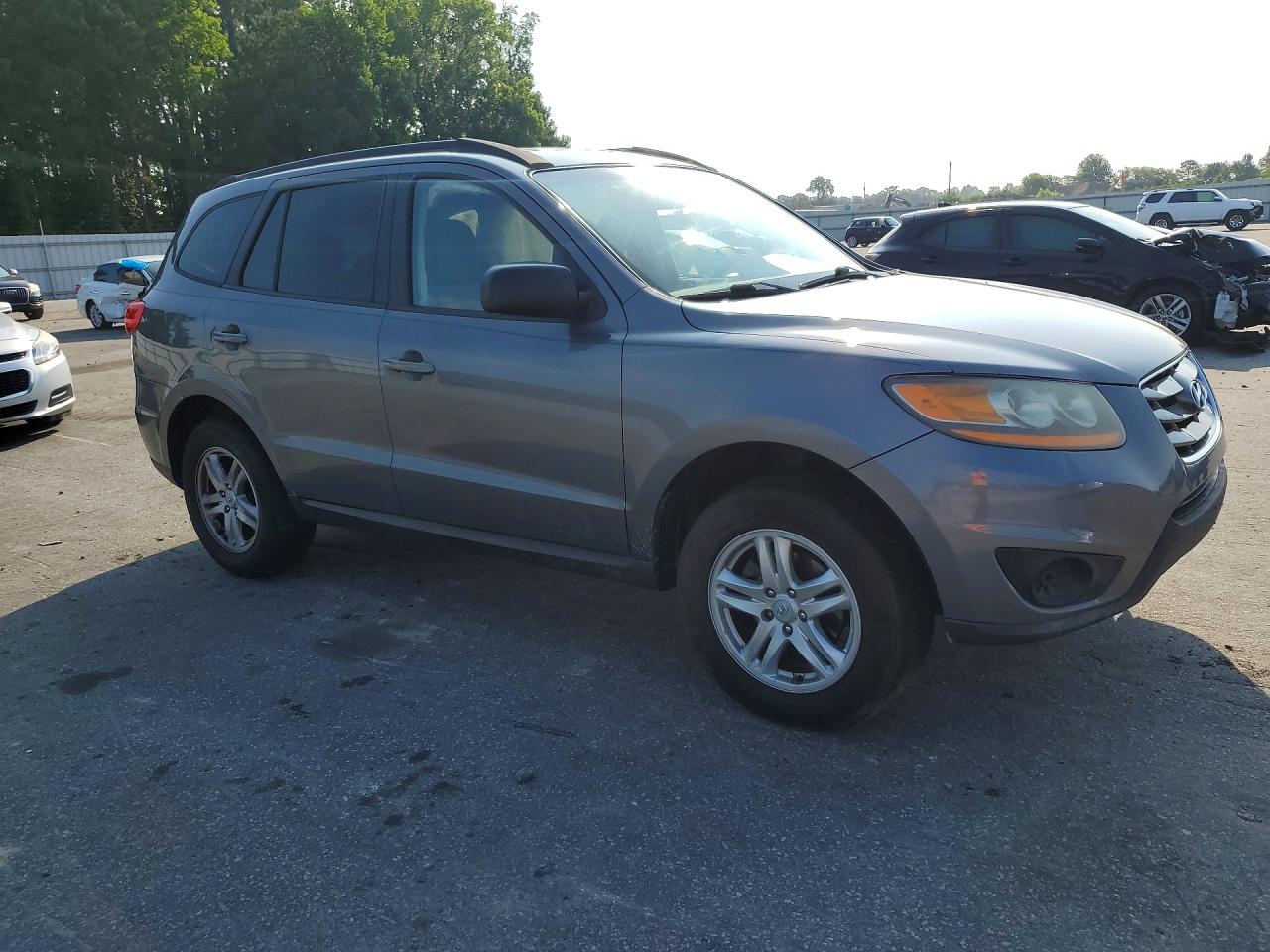 2010 Hyundai Santa Fe Gls Gray vin: 5NMSG3AB7AH401116