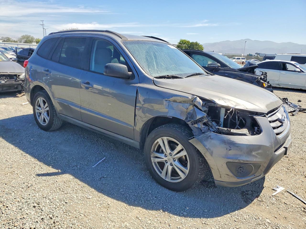 2010 Hyundai Santa Fe Gls Gray vin: 5NMSG3AB7AH403304