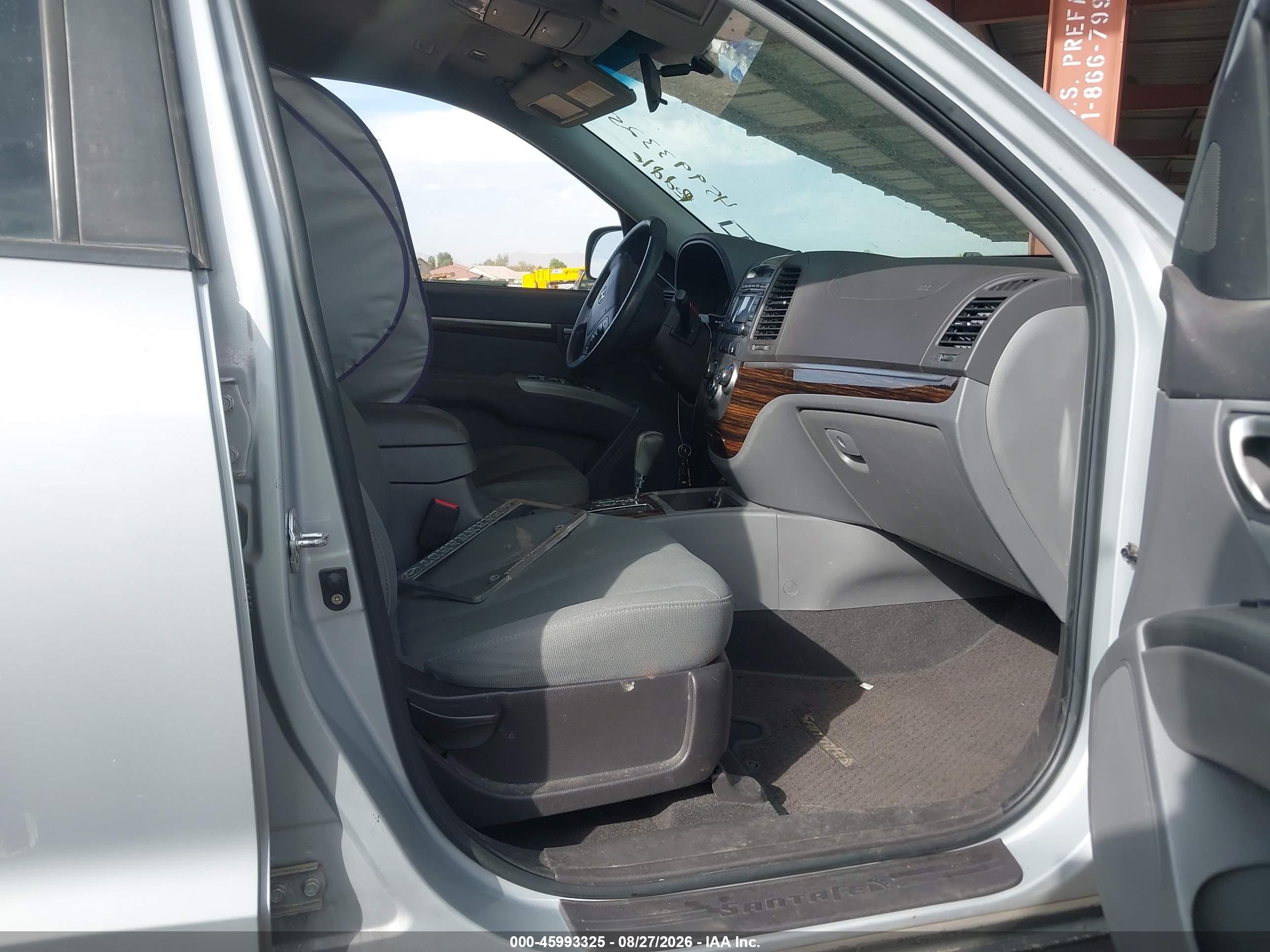 2010 Hyundai Santa Fe Gls Gray vin: 5NMSG3AB8AH357157