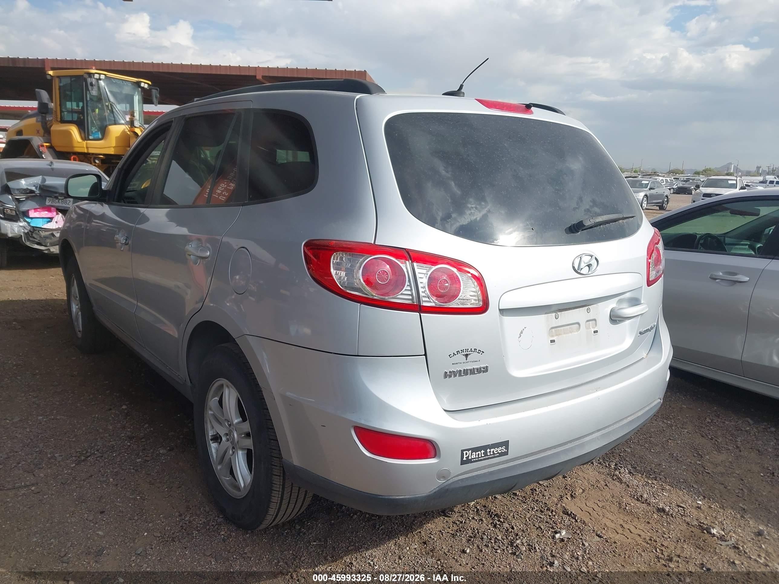 2010 Hyundai Santa Fe Gls Gray vin: 5NMSG3AB8AH357157