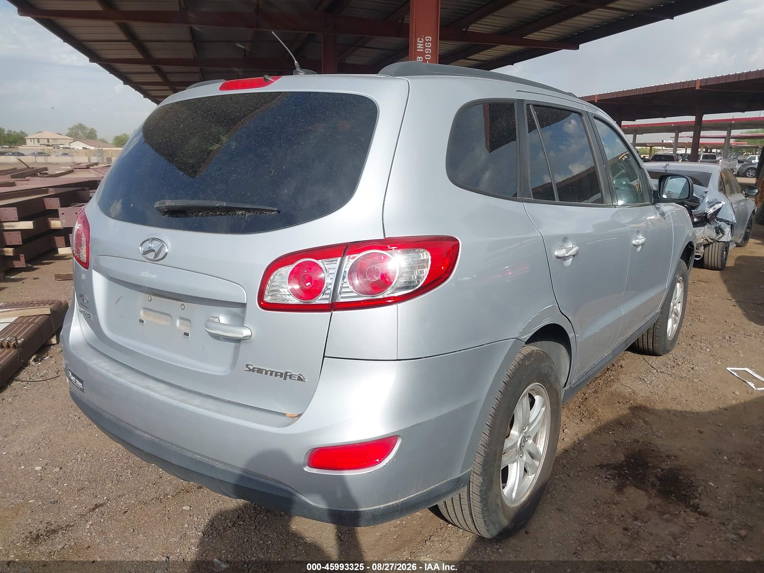 2010 Hyundai Santa Fe Gls Gray vin: 5NMSG3AB8AH357157