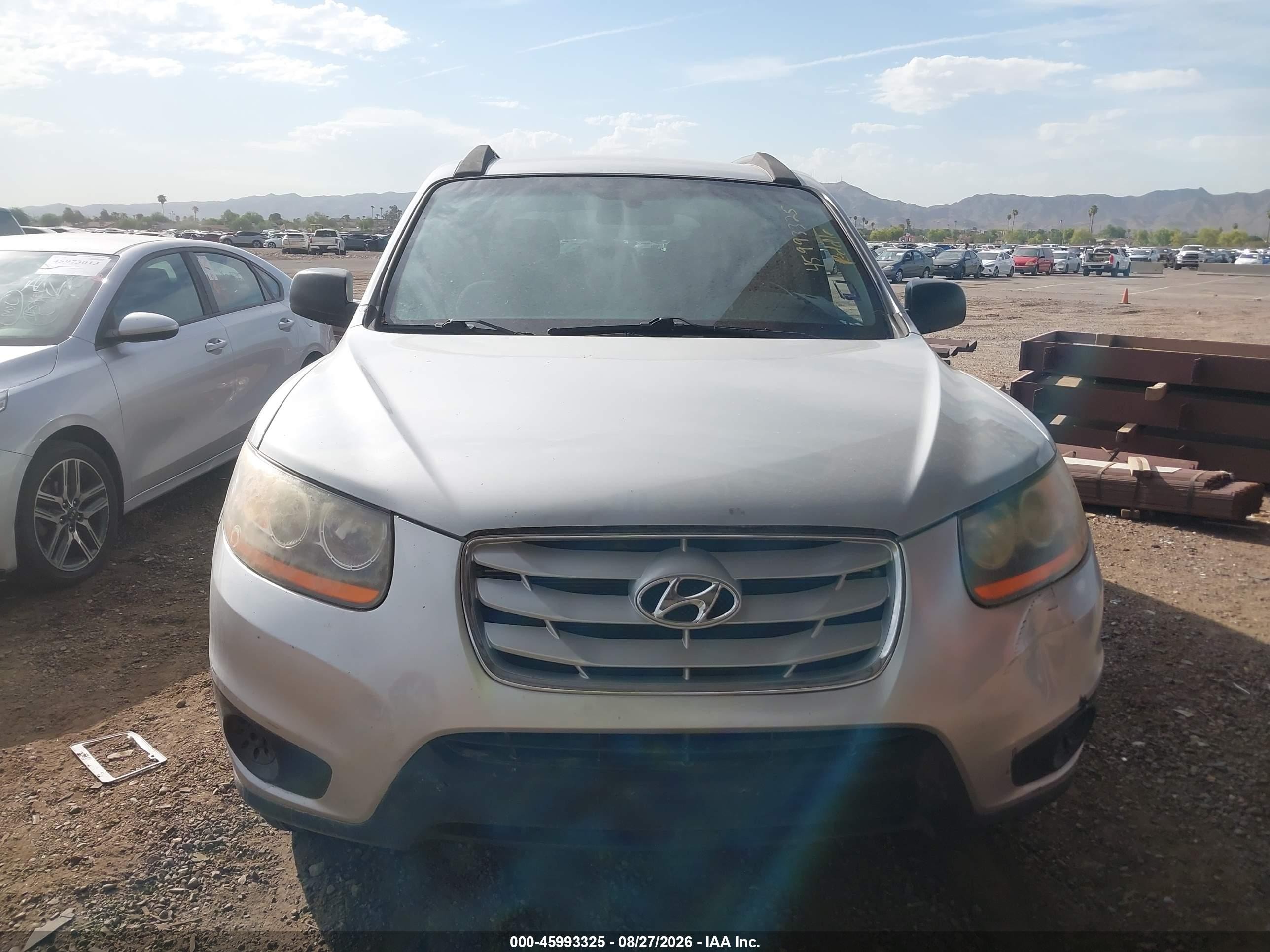 2010 Hyundai Santa Fe Gls Gray vin: 5NMSG3AB8AH357157