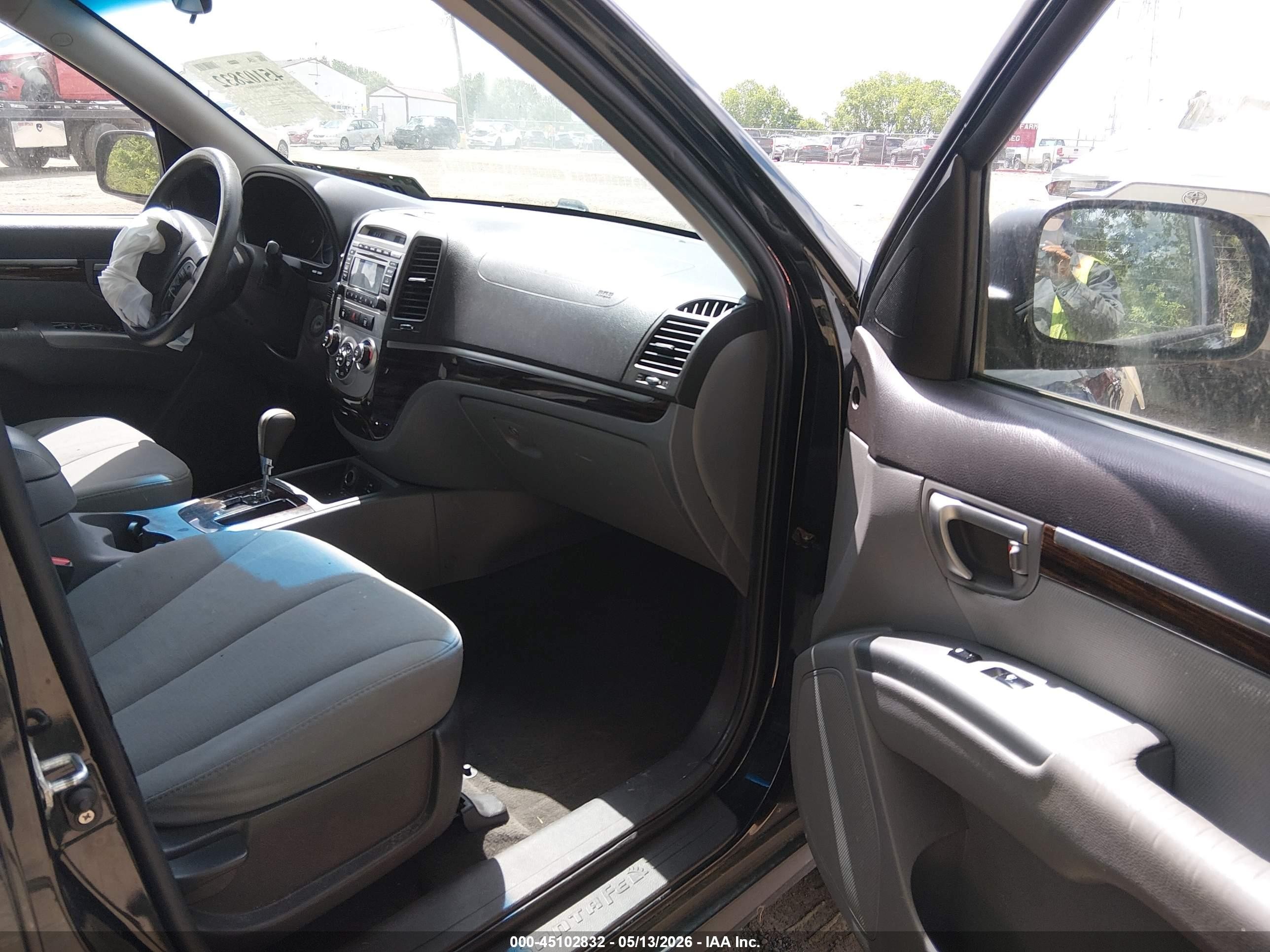 2010 Hyundai Santa Fe Gls Черный vin: 5NMSG3AB8AH378008