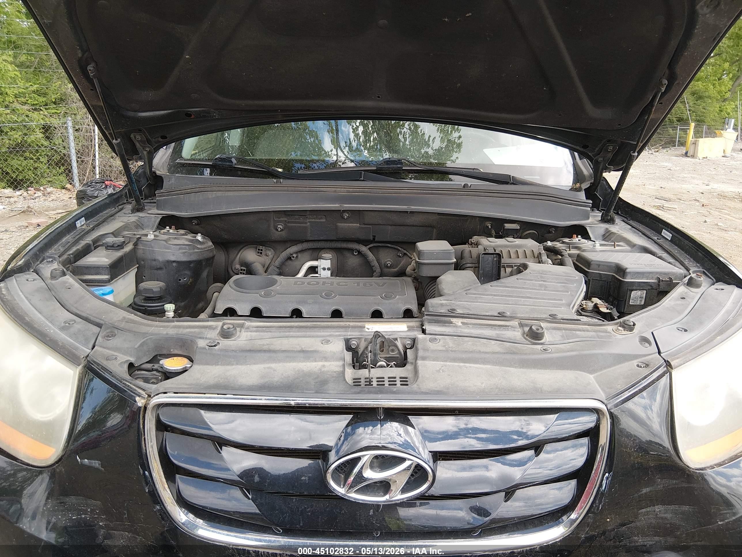 2010 Hyundai Santa Fe Gls Черный vin: 5NMSG3AB8AH378008
