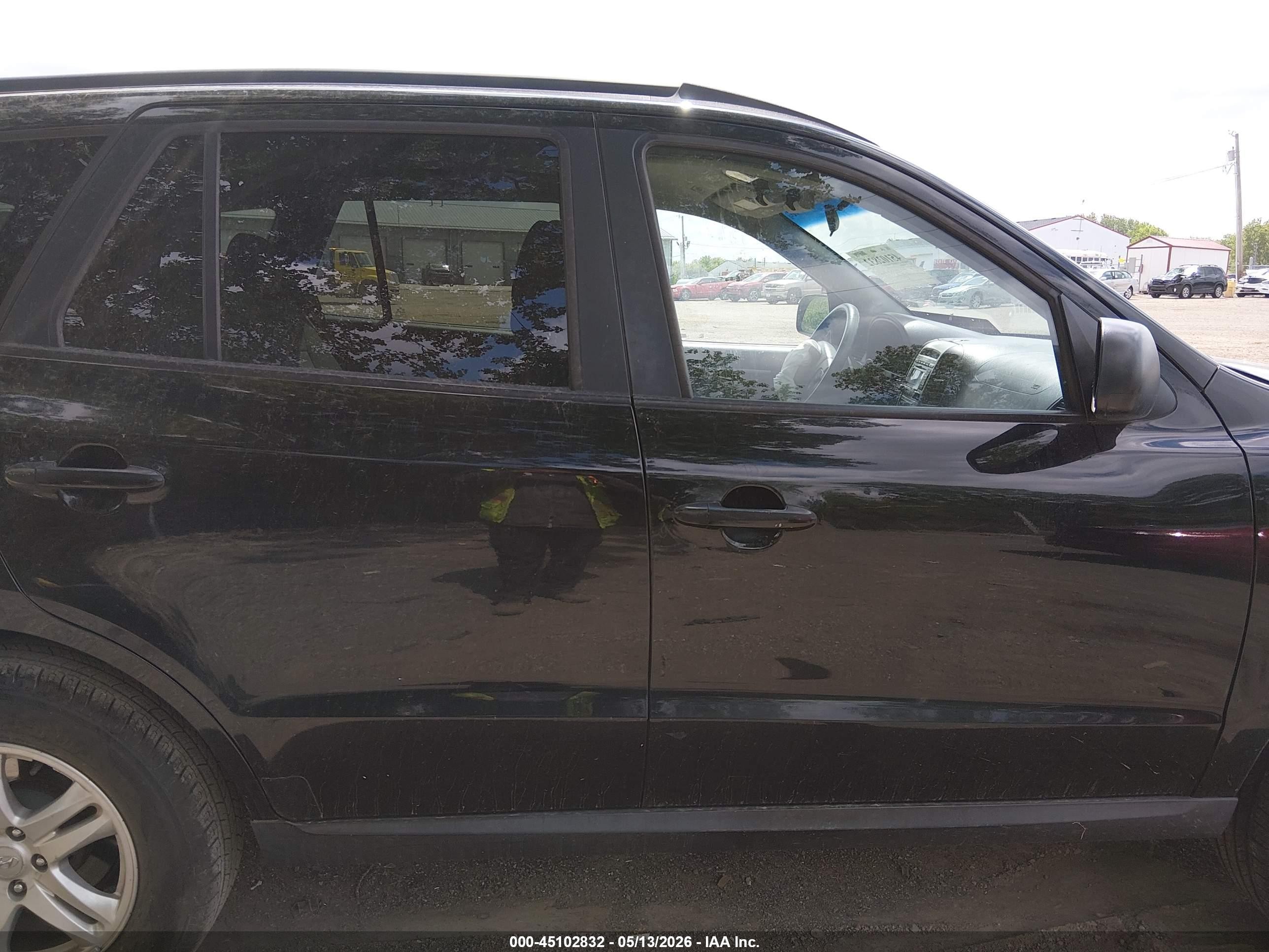 2010 Hyundai Santa Fe Gls Черный vin: 5NMSG3AB8AH378008