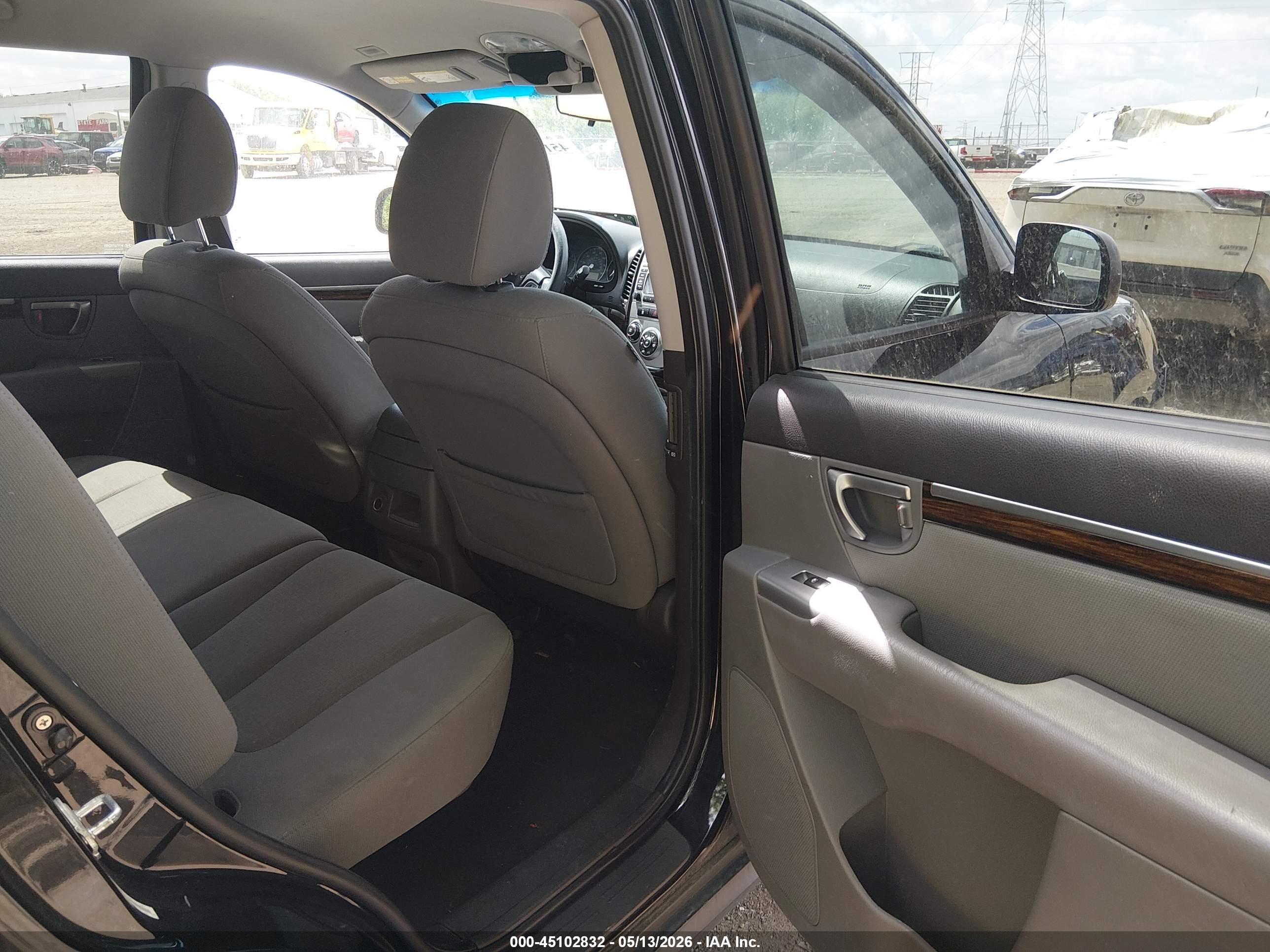 2010 Hyundai Santa Fe Gls Черный vin: 5NMSG3AB8AH378008