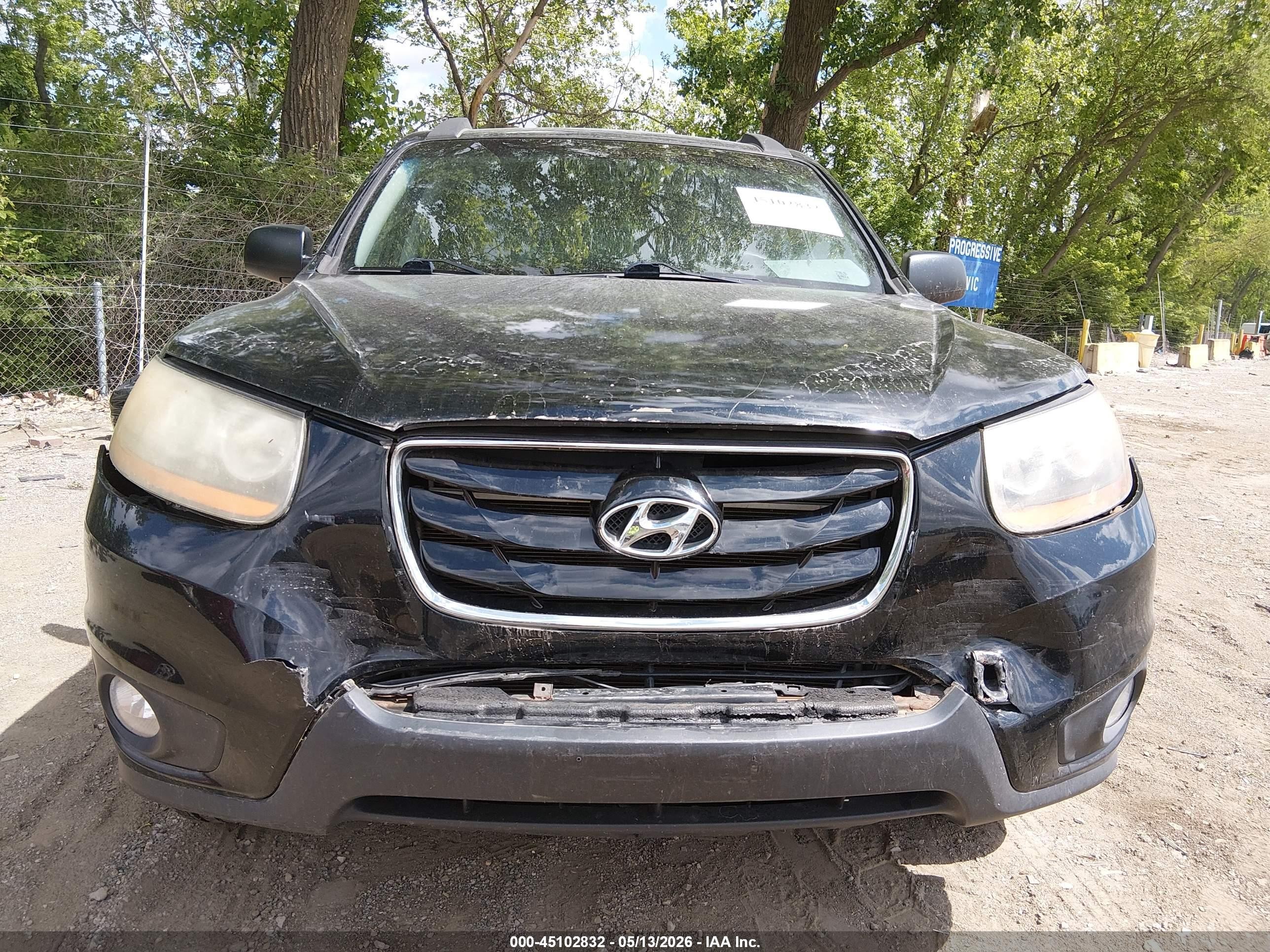 2010 Hyundai Santa Fe Gls Черный vin: 5NMSG3AB8AH378008