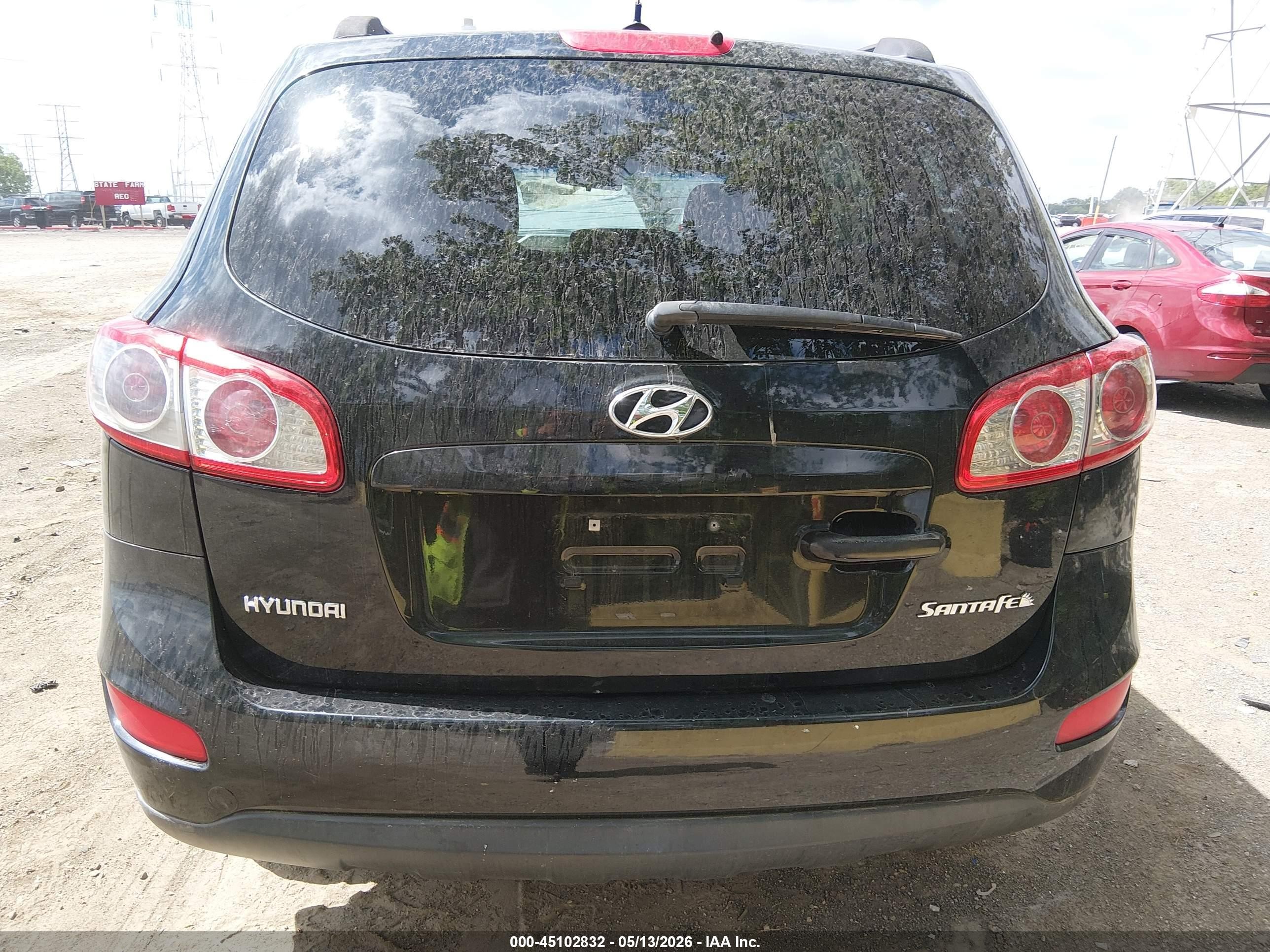 2010 Hyundai Santa Fe Gls Черный vin: 5NMSG3AB8AH378008