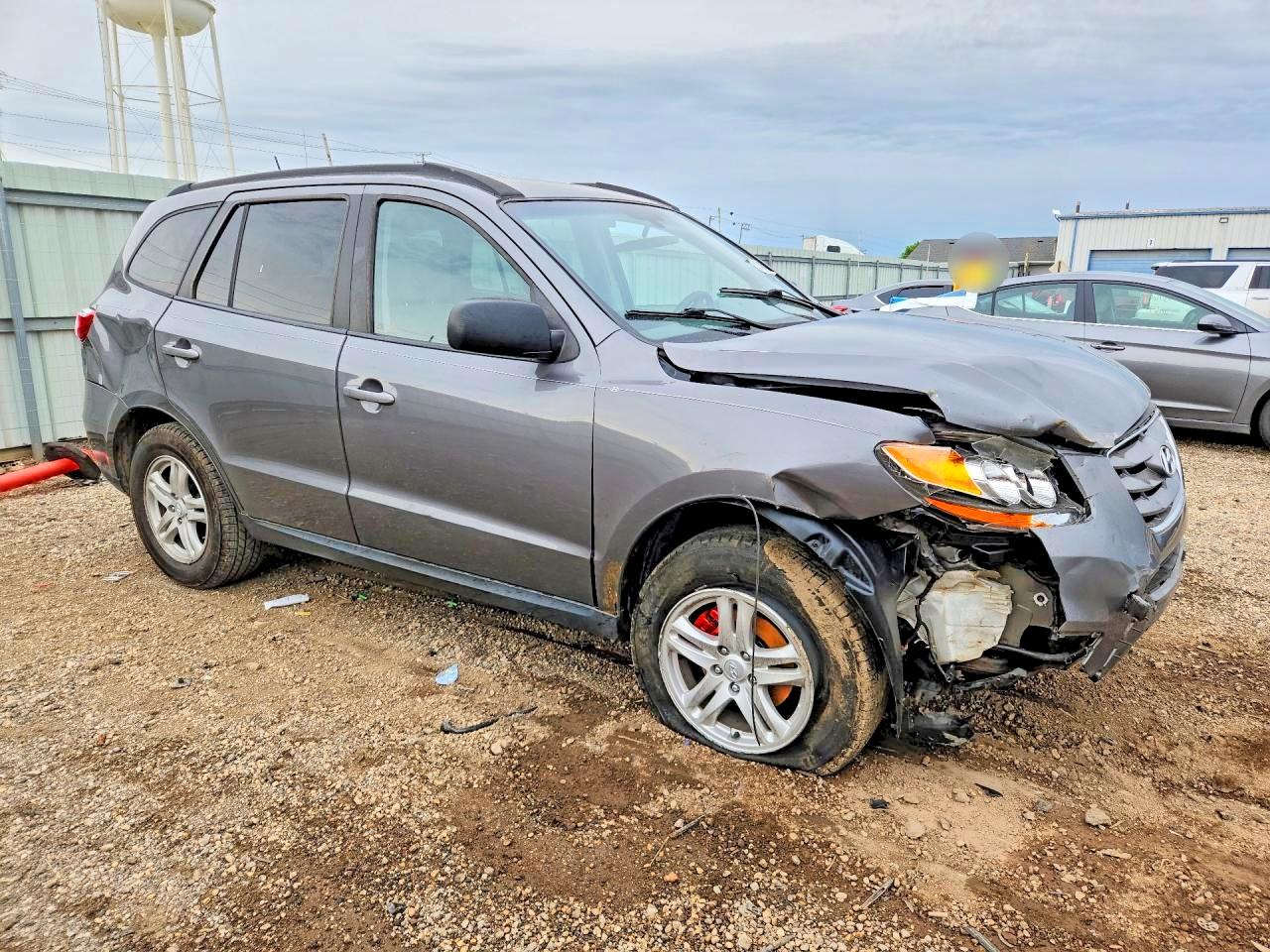 2010 Hyundai Santa Fe Gls Gray vin: 5NMSG3AB8AH381510
