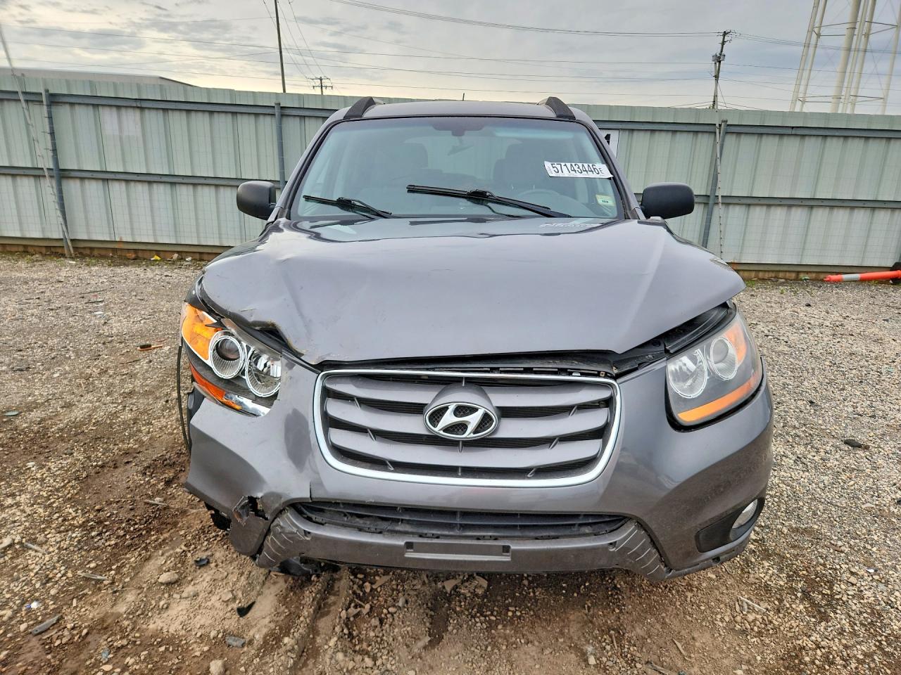 2010 Hyundai Santa Fe Gls Gray vin: 5NMSG3AB8AH381510
