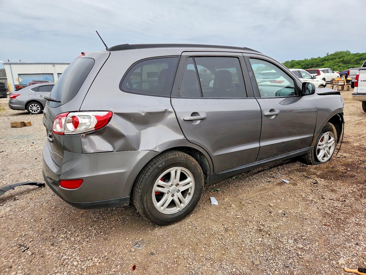 2010 Hyundai Santa Fe Gls Gray vin: 5NMSG3AB8AH381510