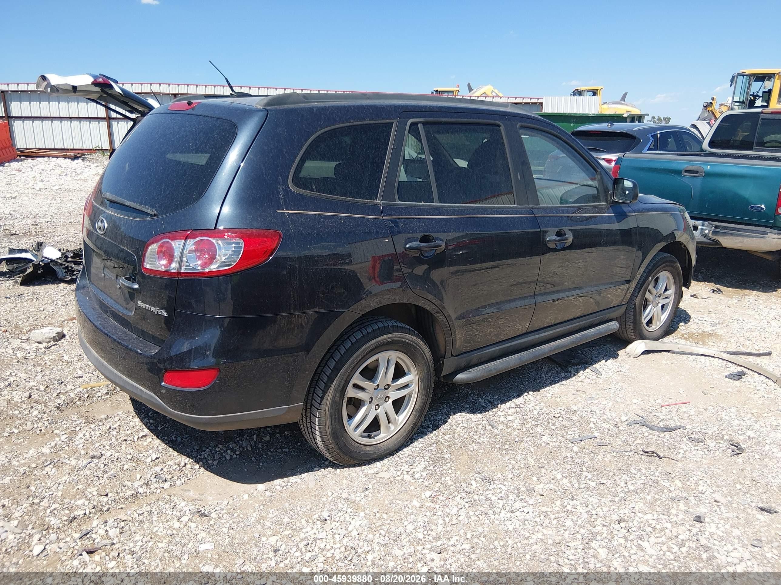 2010 Hyundai Santa Fe Gls Black vin: 5NMSG3AB8AH390319