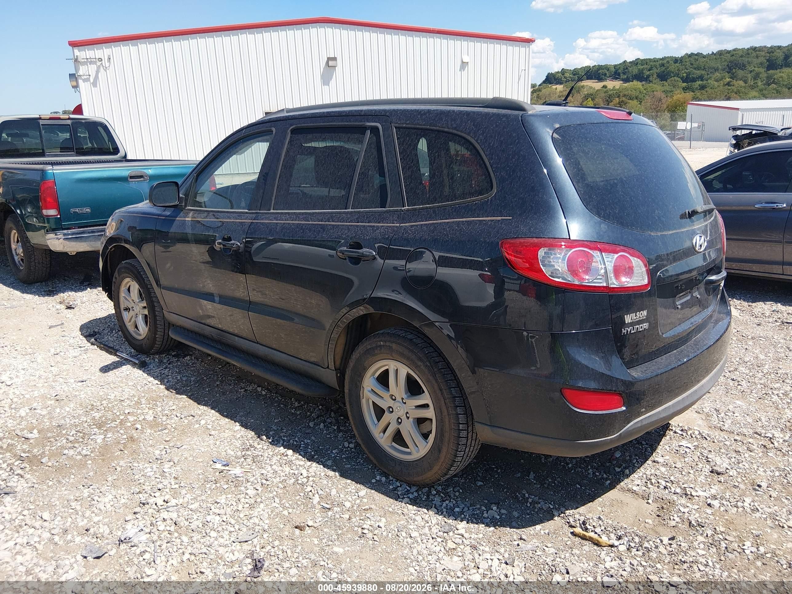 2010 Hyundai Santa Fe Gls Black vin: 5NMSG3AB8AH390319