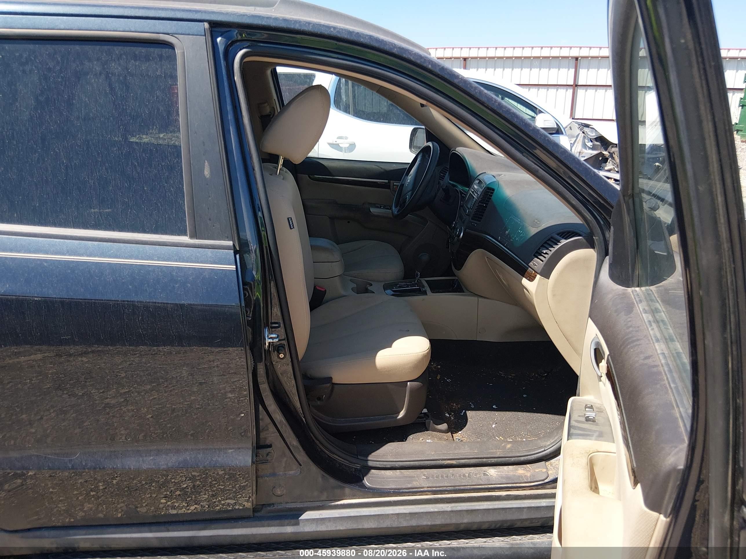 2010 Hyundai Santa Fe Gls Black vin: 5NMSG3AB8AH390319