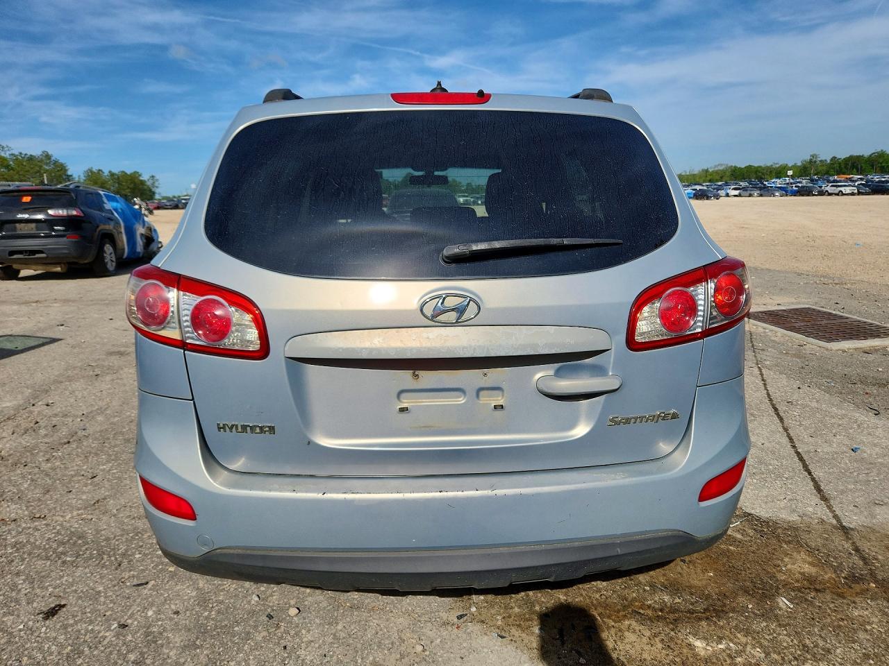 2010 Hyundai Santa Fe Gls Silver vin: 5NMSG3AB8AH398954