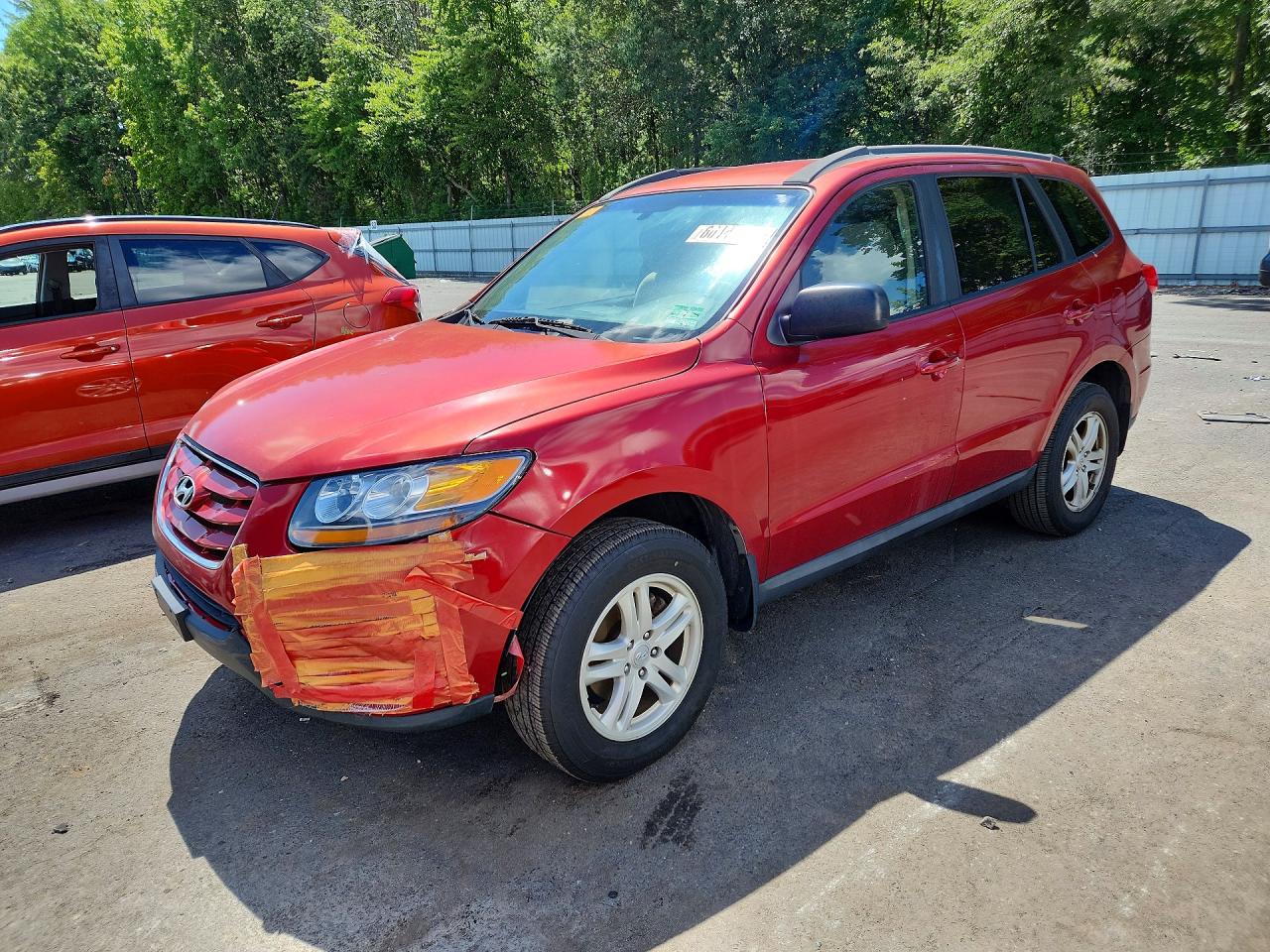 2010 Hyundai Santa Fe Gls Red vin: 5NMSG3AB8AH404235