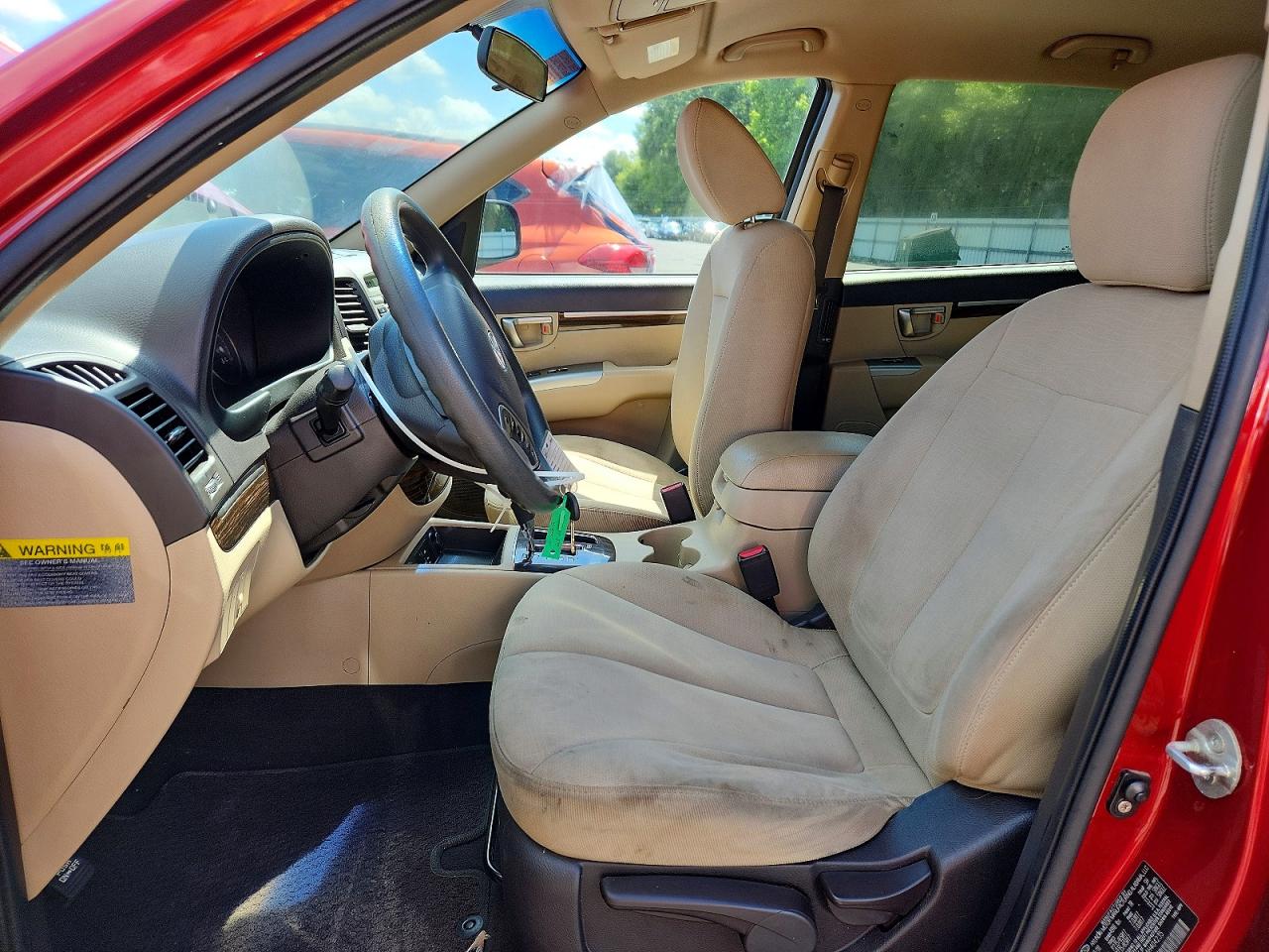 2010 Hyundai Santa Fe Gls Red vin: 5NMSG3AB8AH404235