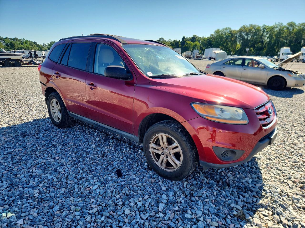 2010 Hyundai Santa Fe Gls Maroon vin: 5NMSG3AB8AH405952