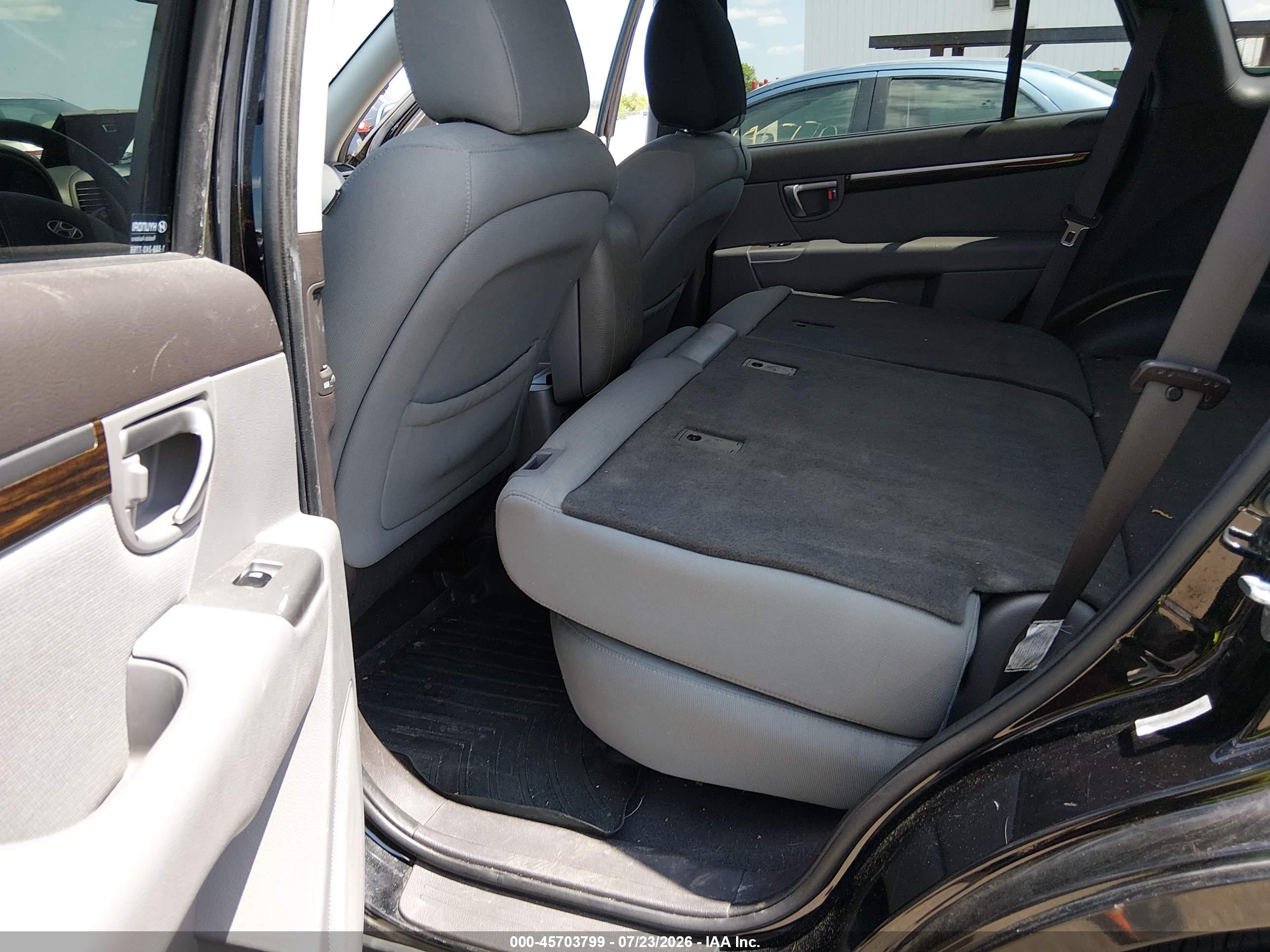 2010 Hyundai Santa Fe Gls Черный vin: 5NMSG3AB9AH334860