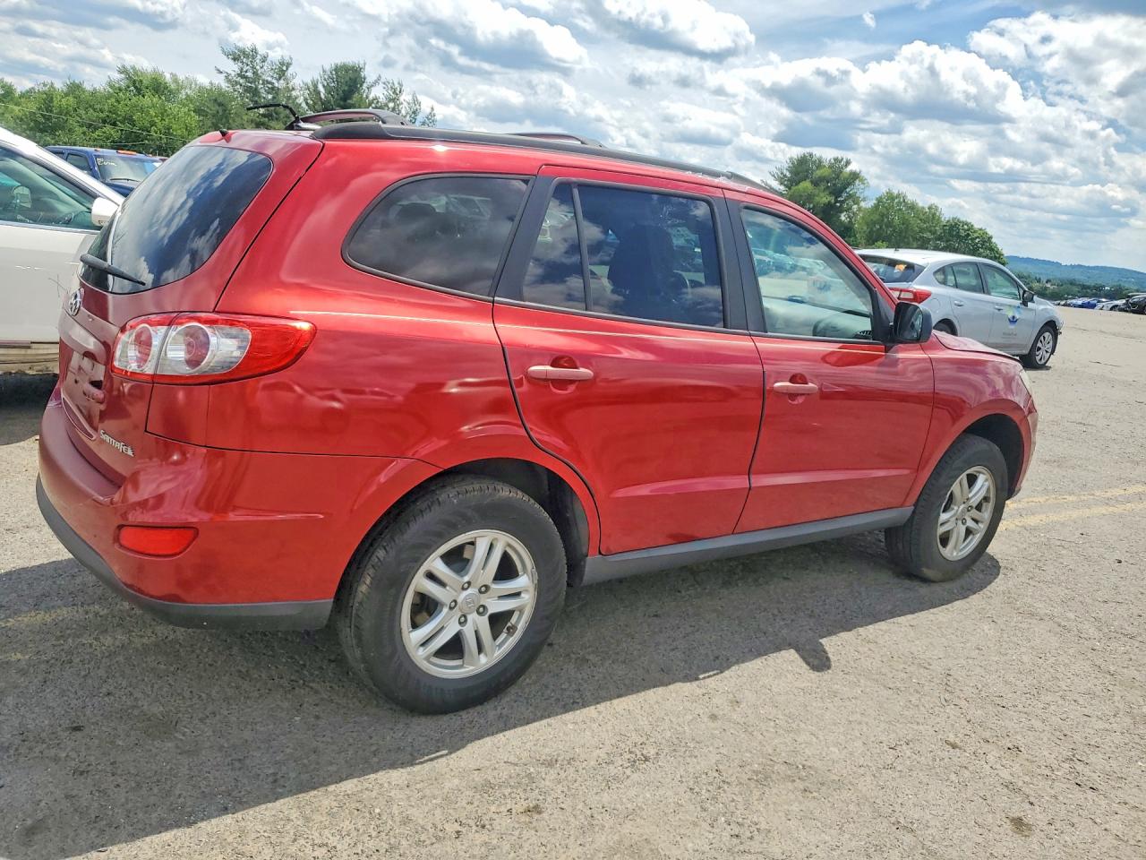 2010 Hyundai Santa Fe Gls Red vin: 5NMSG3AB9AH356986