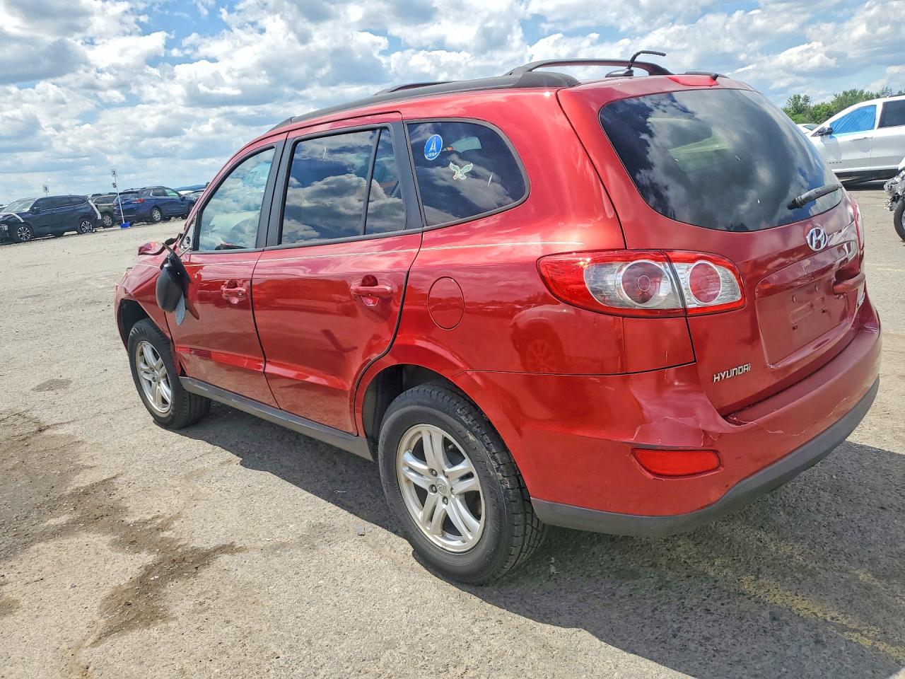2010 Hyundai Santa Fe Gls Red vin: 5NMSG3AB9AH356986