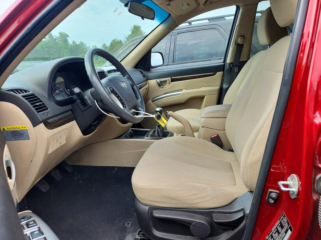 2010 Hyundai Santa Fe Gls Red vin: 5NMSG3AB9AH356986
