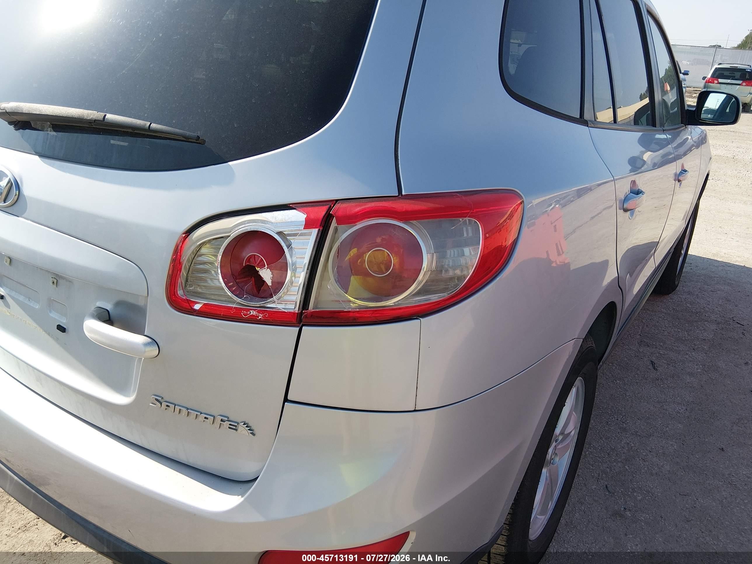 2010 Hyundai Santa Fe Gls Silver vin: 5NMSG3AB9AH366580