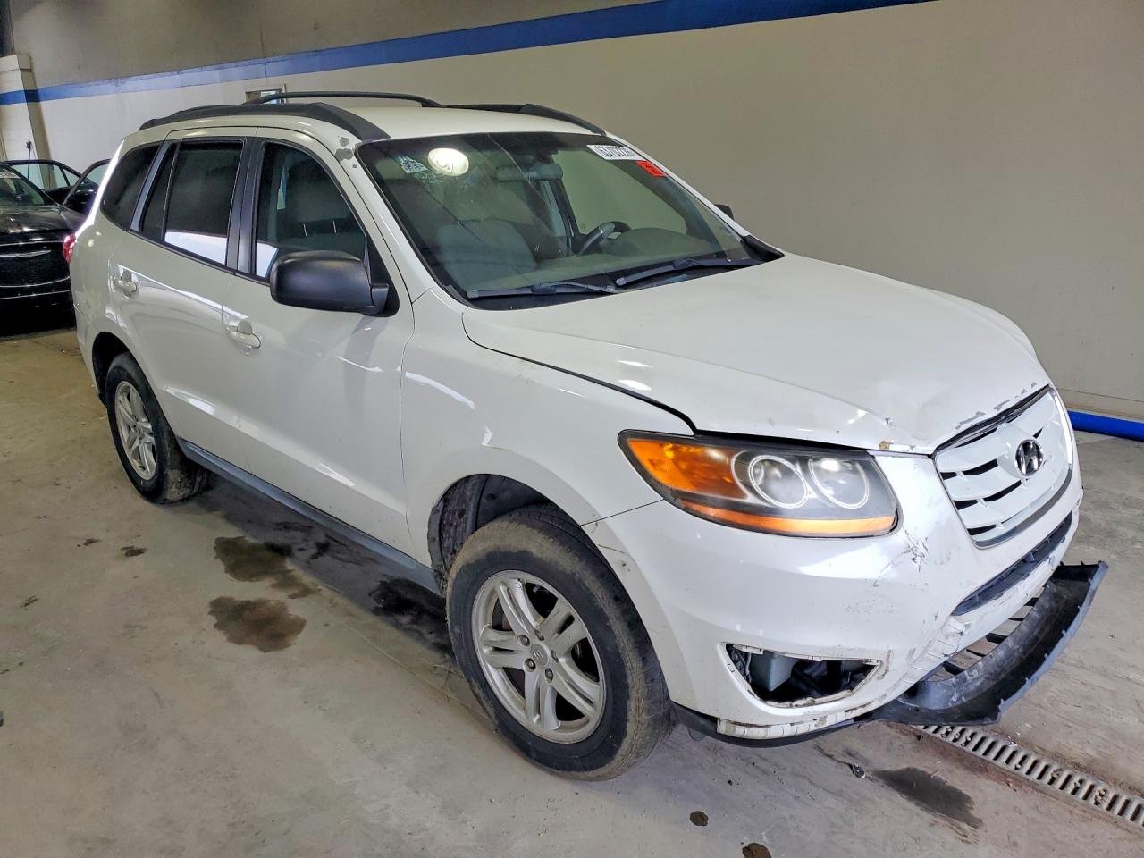2010 Hyundai Santa Fe Gls White vin: 5NMSG3AB9AH399806