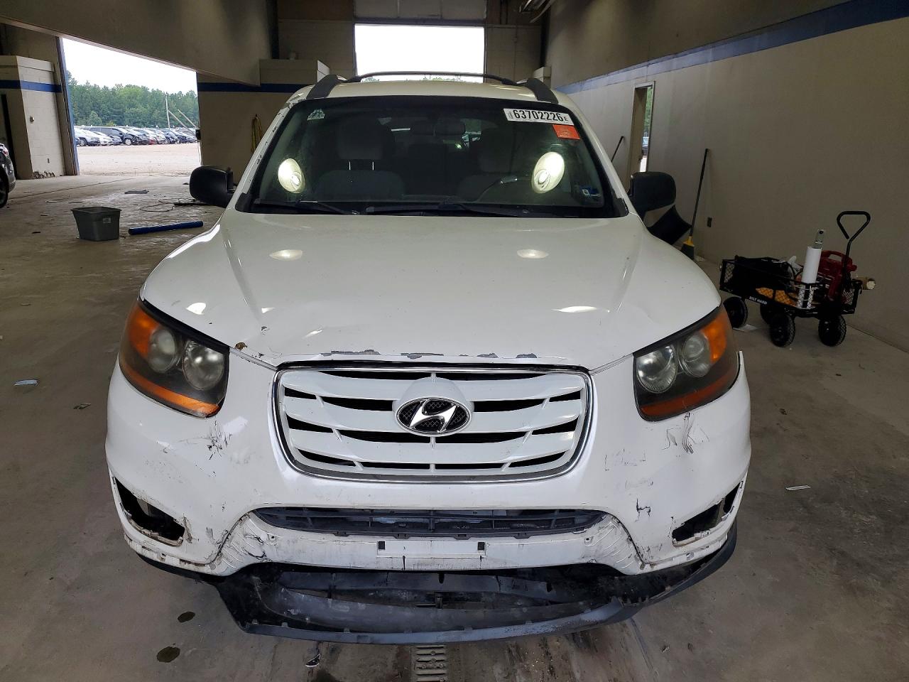 2010 Hyundai Santa Fe Gls White vin: 5NMSG3AB9AH399806