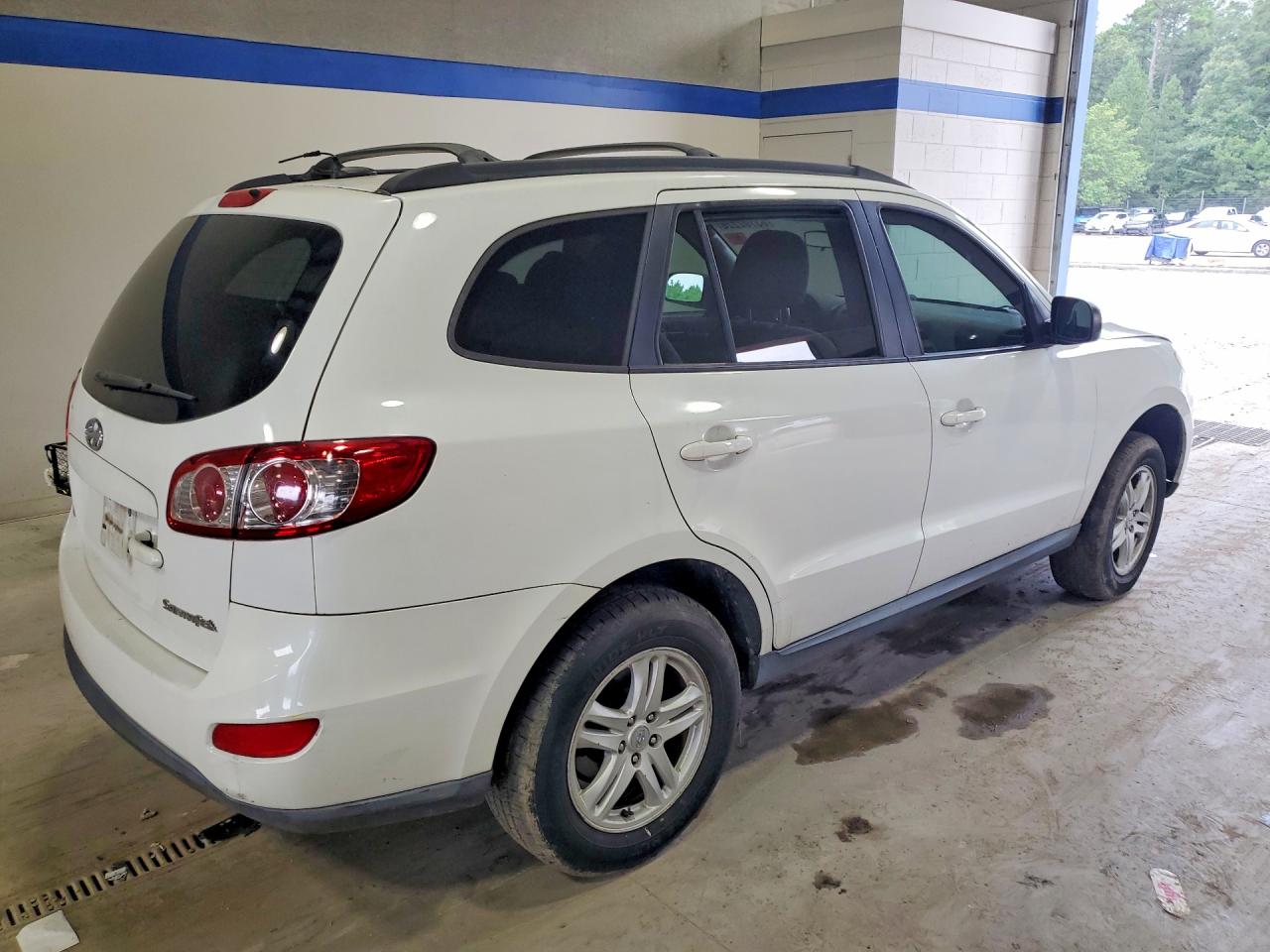 2010 Hyundai Santa Fe Gls White vin: 5NMSG3AB9AH399806