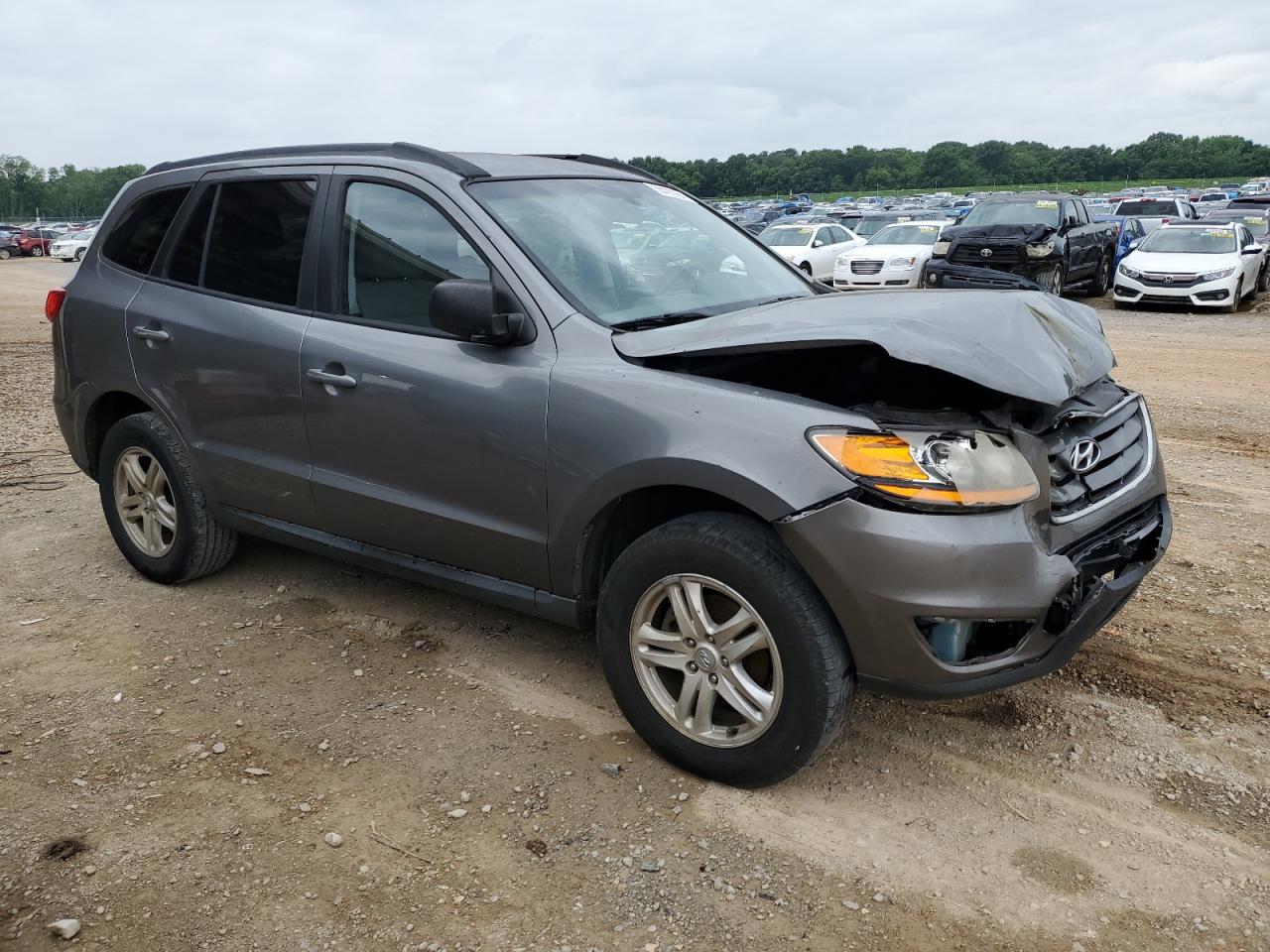2010 Hyundai Santa Fe Gls Gray vin: 5NMSG3AB9AH403711