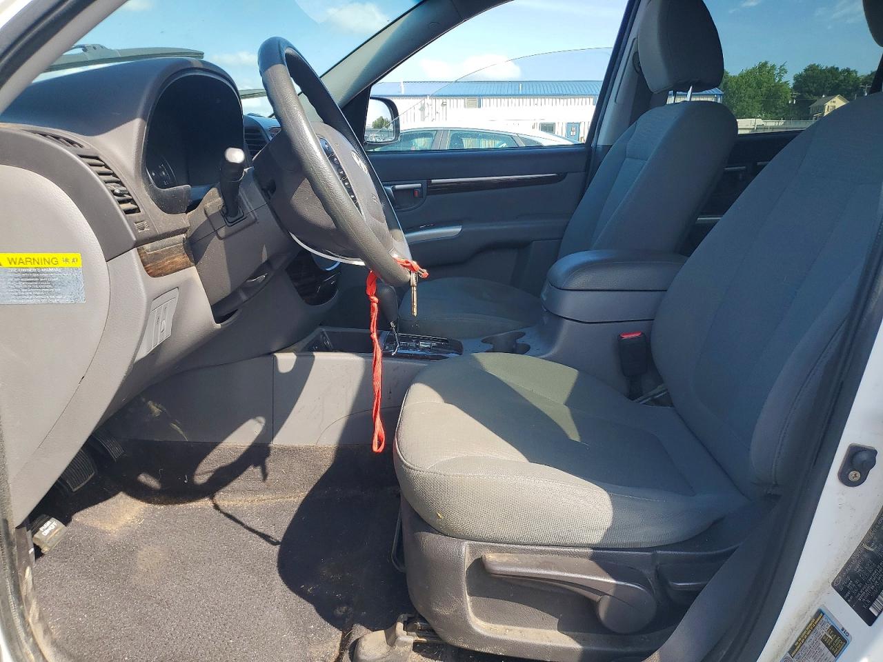 2010 Hyundai Santa Fe Gls White vin: 5NMSG3AB9AH414756